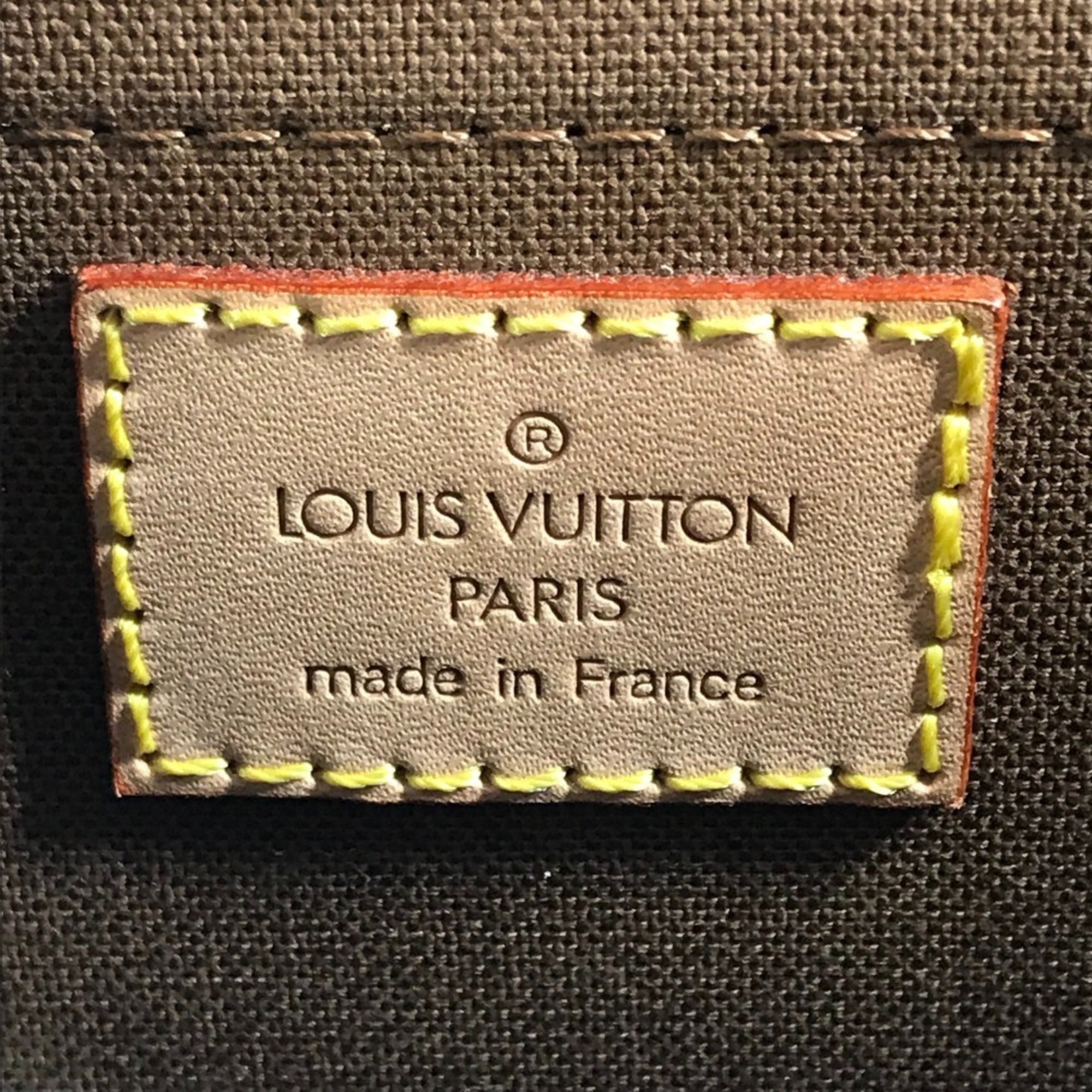 Louis Vuitton Brown Monogram Canvas Handbag (Pre-Owned)