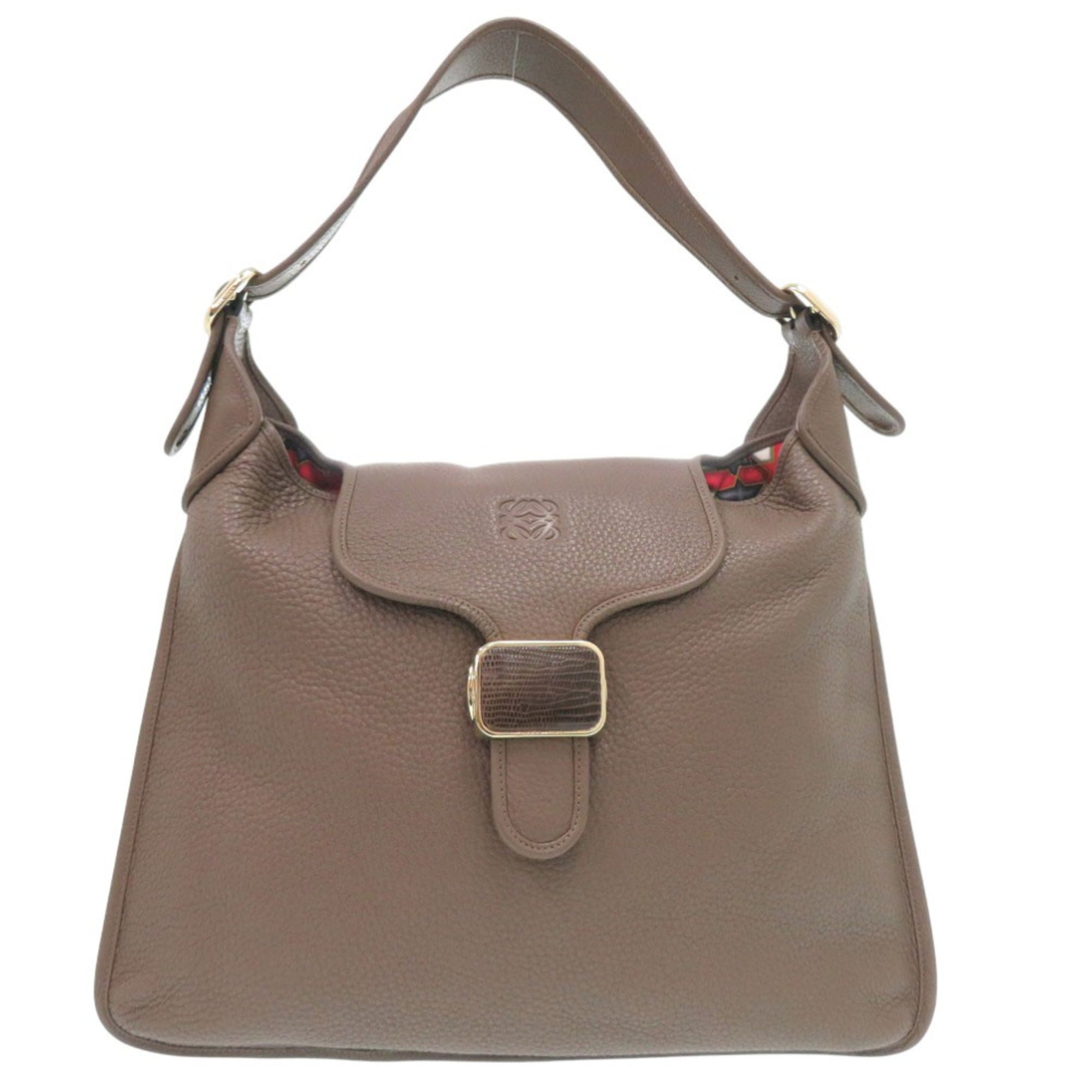 Loewe Brown Leather Shoulder Bag (Pre-Owned)