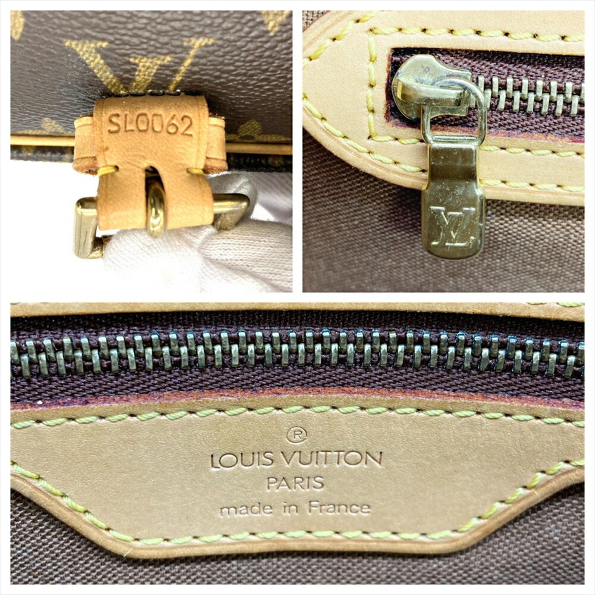 Louis Vuitton Brown Monogram Canvas Shoulder Bag (Pre-Owned)
