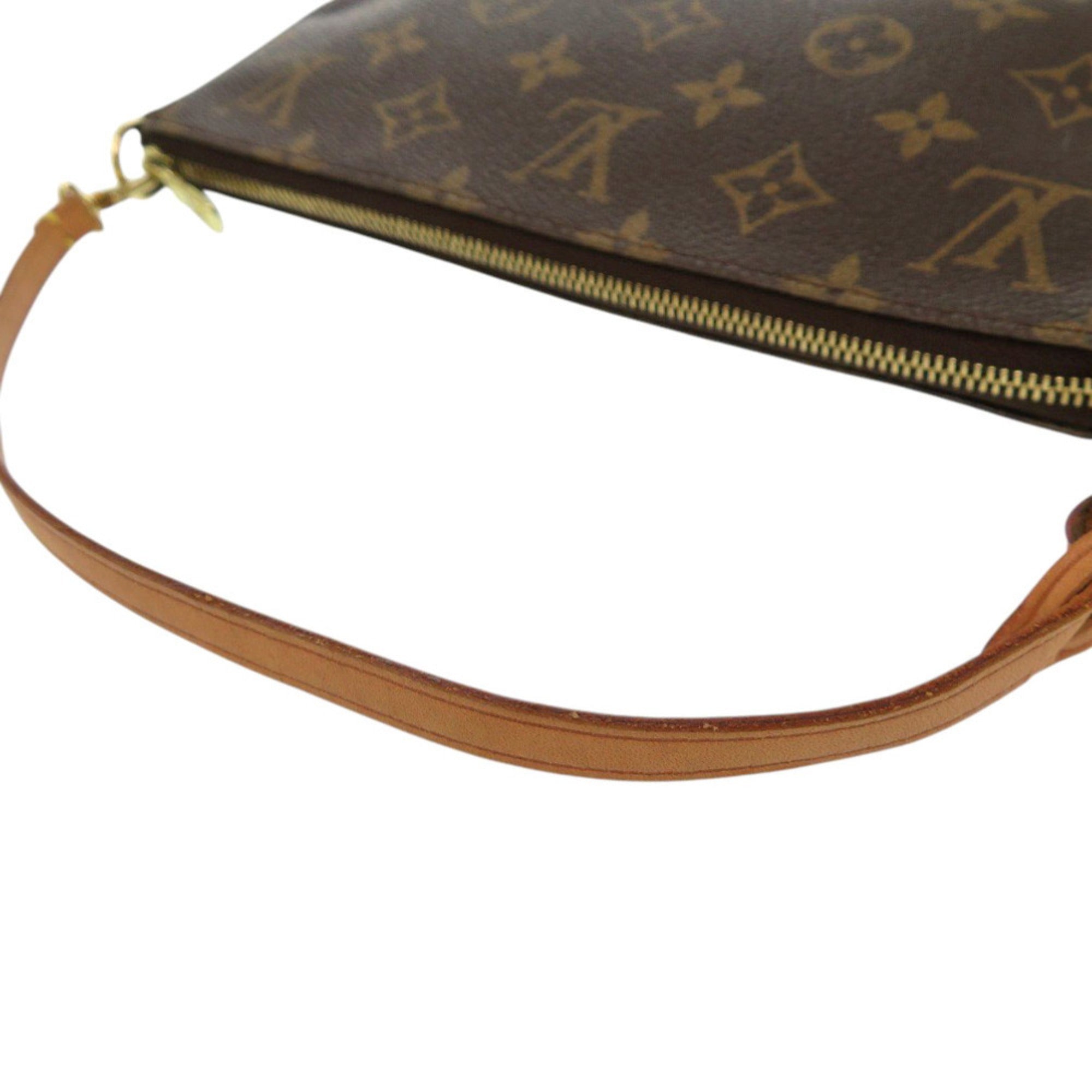 Louis Vuitton Brown Monogram Pochette Pouch (Pre-Owned)