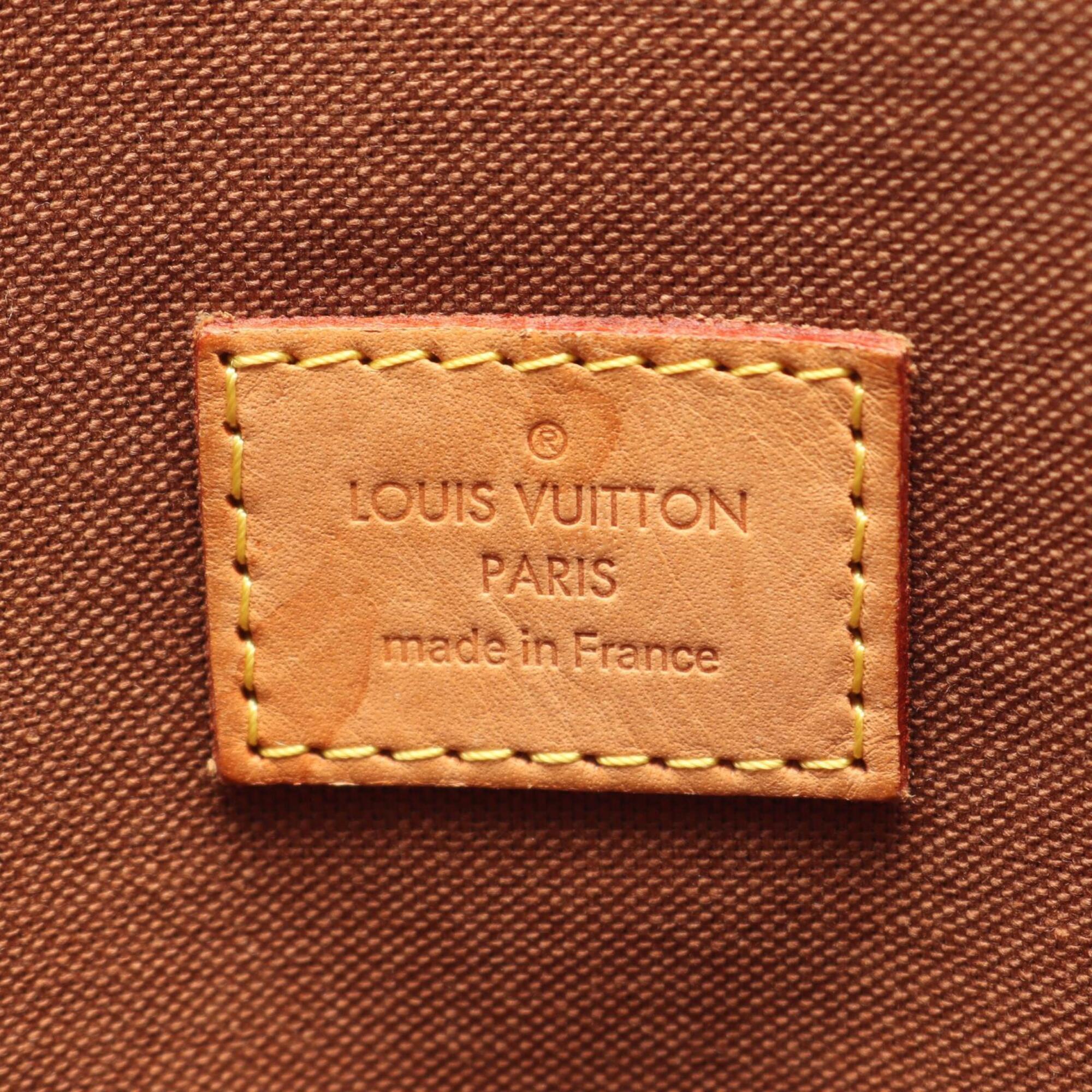 Louis Vuitton Brown Monogram Monogram Leather Handbag Tote Bag (Pre-Owned)