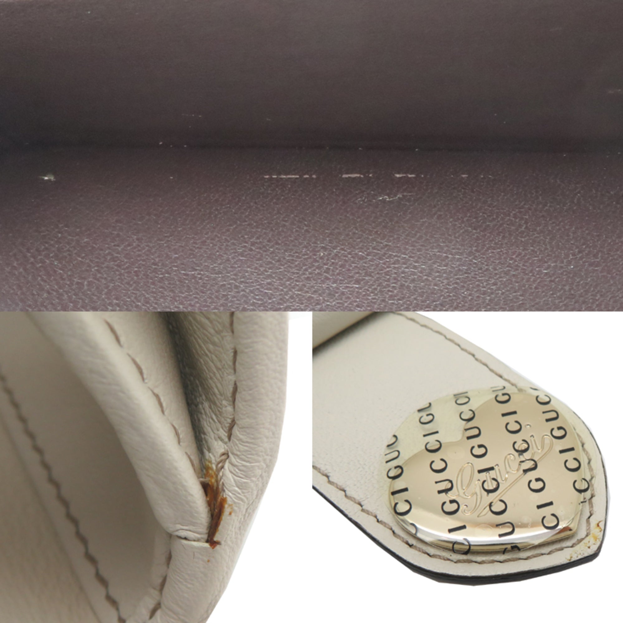 Gucci Brown Canvas Leather Long Wallet (Bi-Fold) (Pre-Owned)