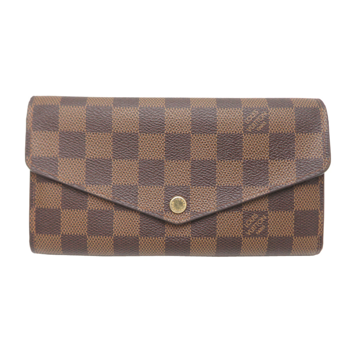 Louis Vuitton Rose Ballerine Damier Canvas Long Wallet (Bi-Fold) (Pre-Owned)