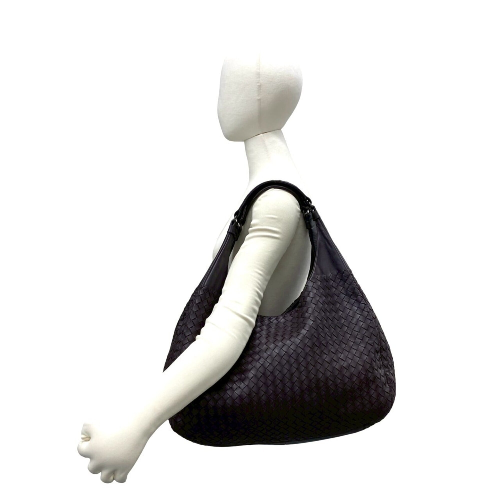 Bottega Veneta Brown Leather Shoulder Bag Tote Bag (Pre-Owned)