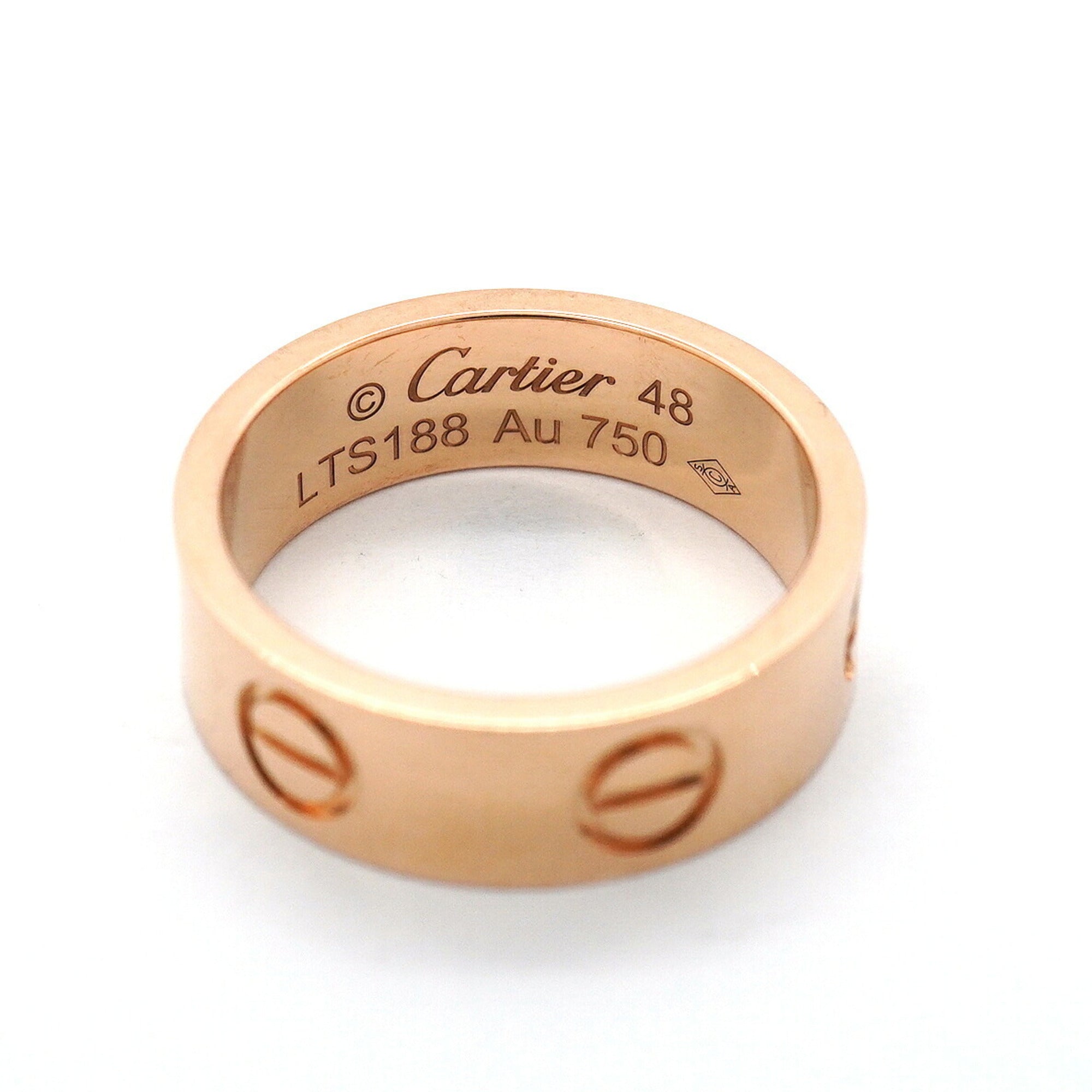 Cartier Pink Gold (18K) Band Ring (Pre-Owned)