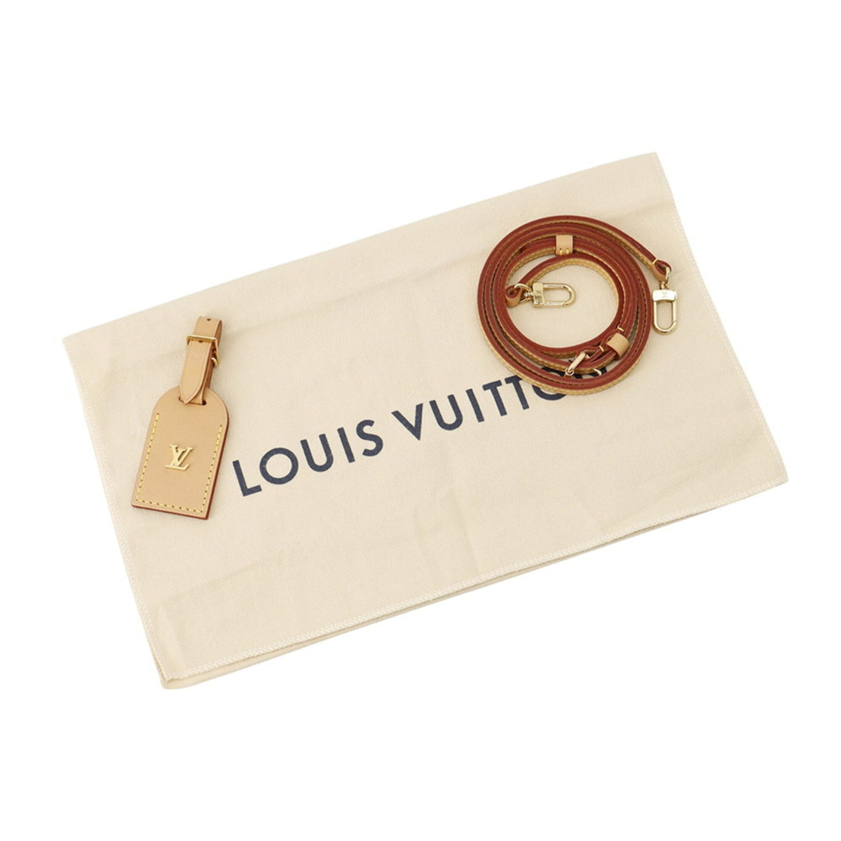 Louis Vuitton Monogram Beige Brown Monogram Handbag Shoulder Bag (Pre-Owned)