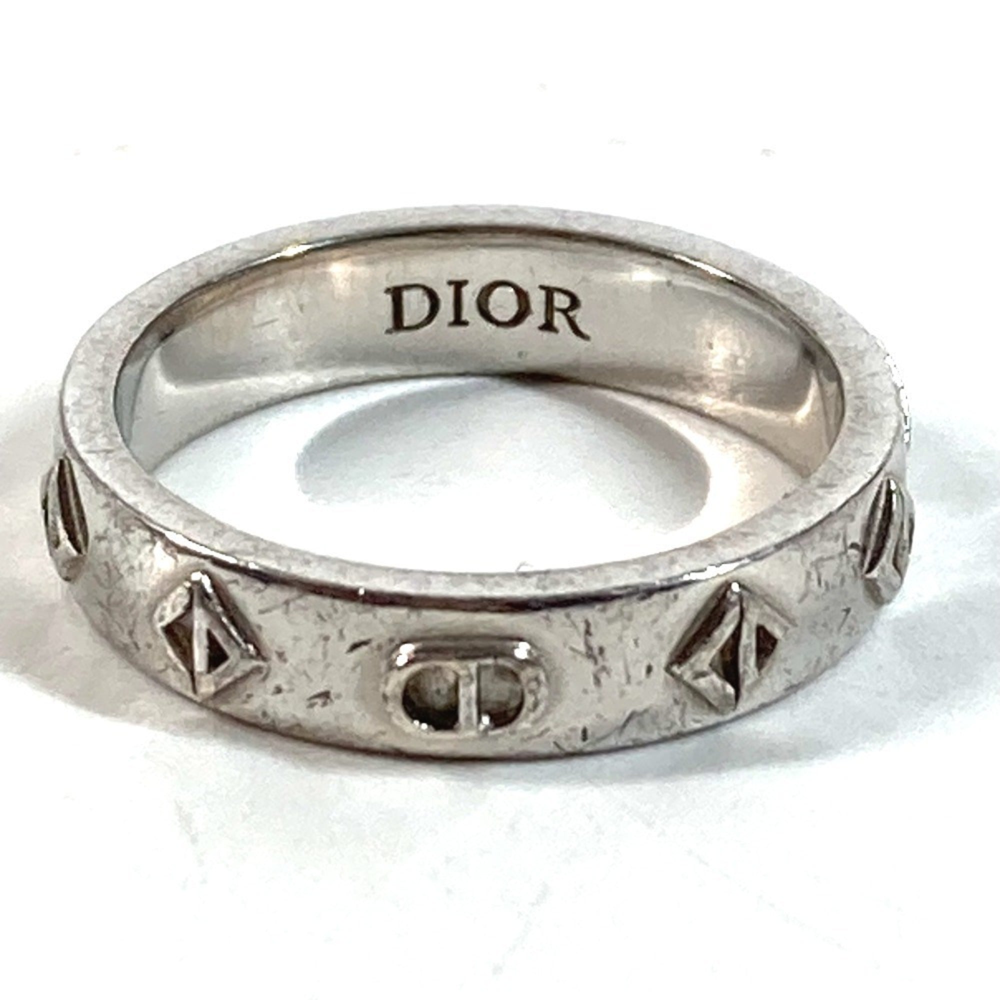 Christian Dior Silver Silver 925 Band Ring (Pre-Owned)