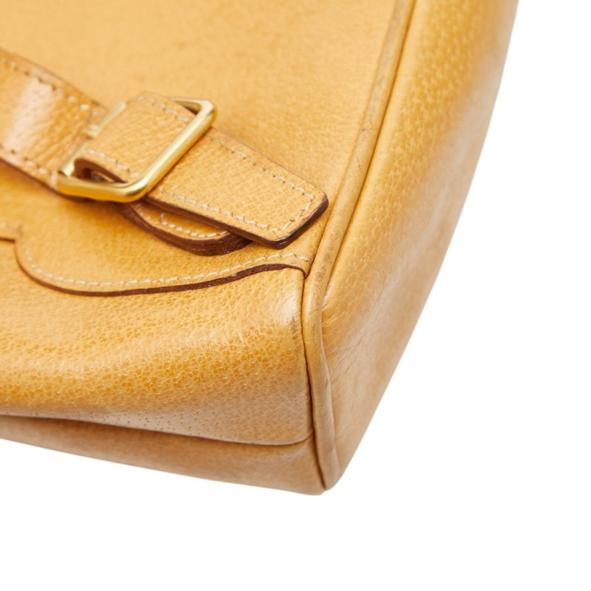 Gucci Beige Leather Backpack (Pre-Owned)