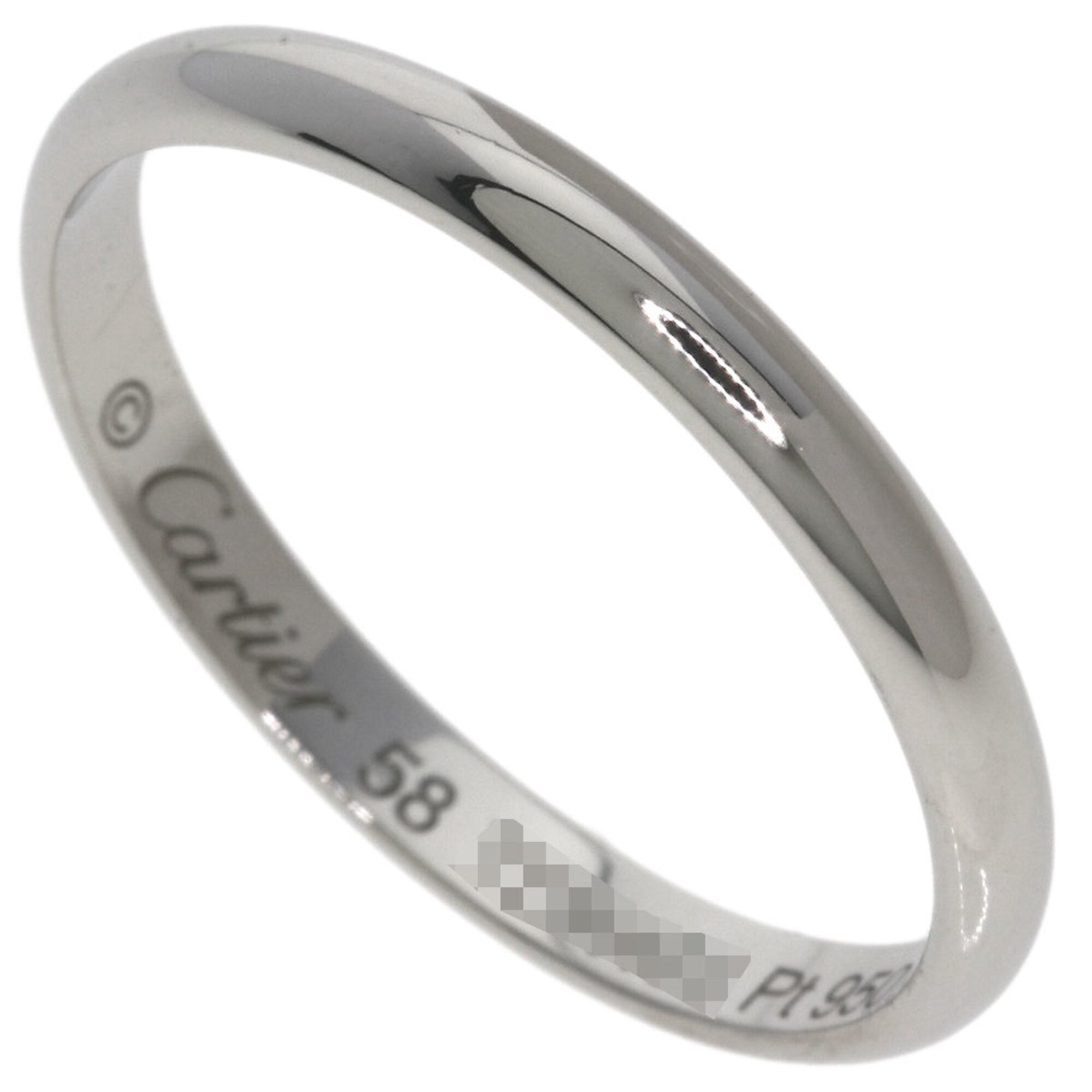 Cartier Platinum 950 Band Ring (Pre-Owned)
