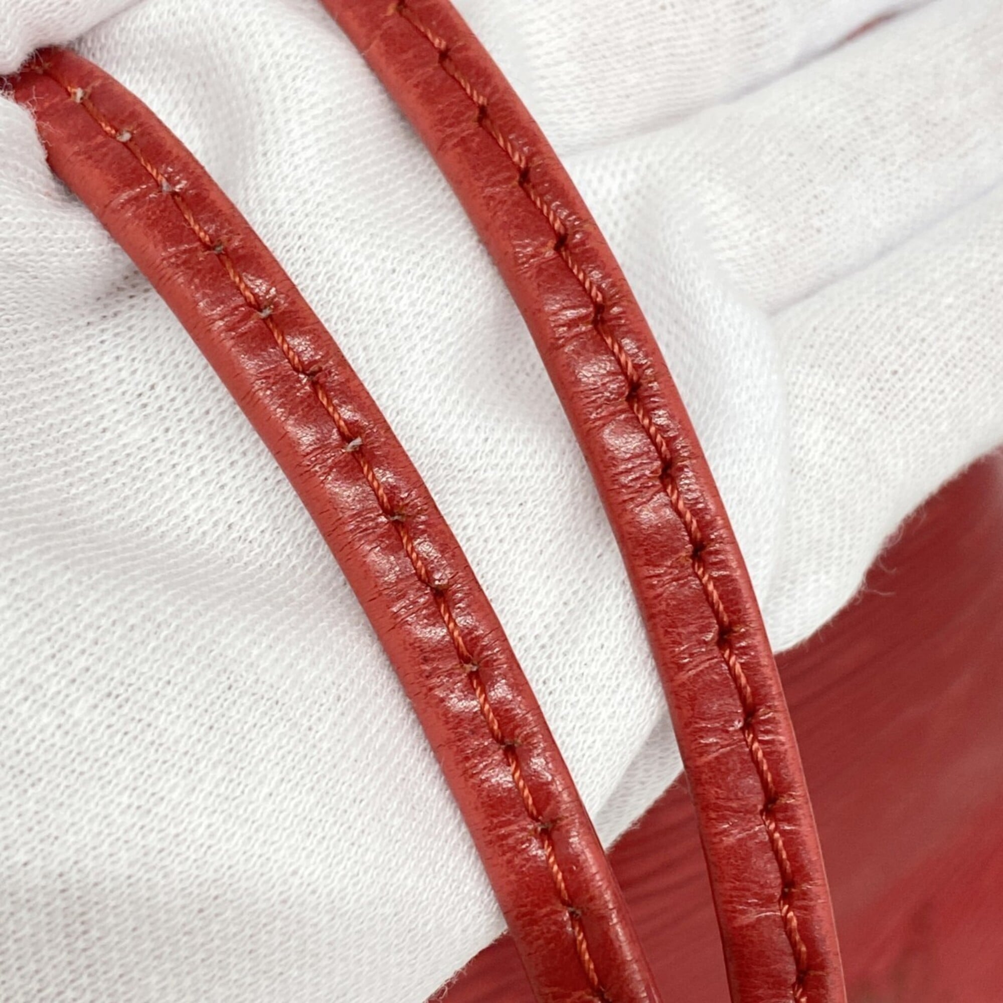 Louis Vuitton Castilian Red Shoulder Bag (Pre-Owned)