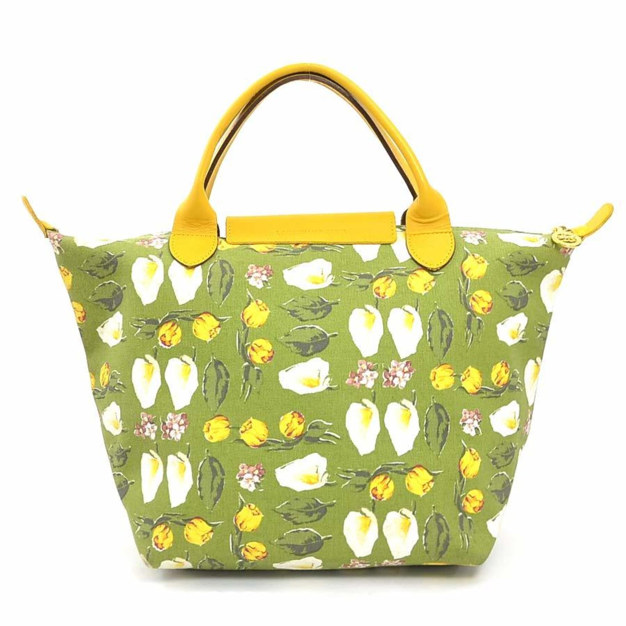 Longchamp Multi-Color Canvas Handbag (Pre-Owned)