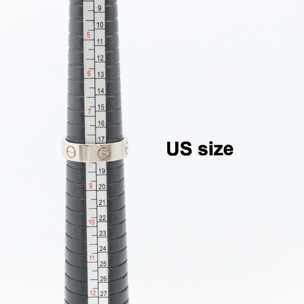 Cartier Silver White Gold (18K) Band Ring (Pre-Owned)