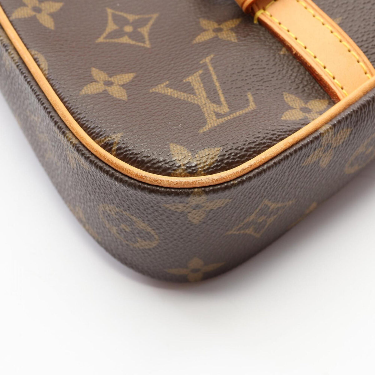 Louis Vuitton Brown Pvc Leather Backpack Handbag (Pre-Owned)