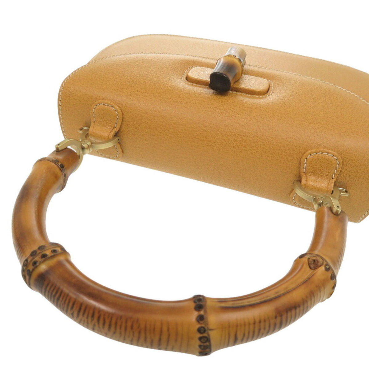 Gucci Yellow Leather Handbag (Pre-Owned)