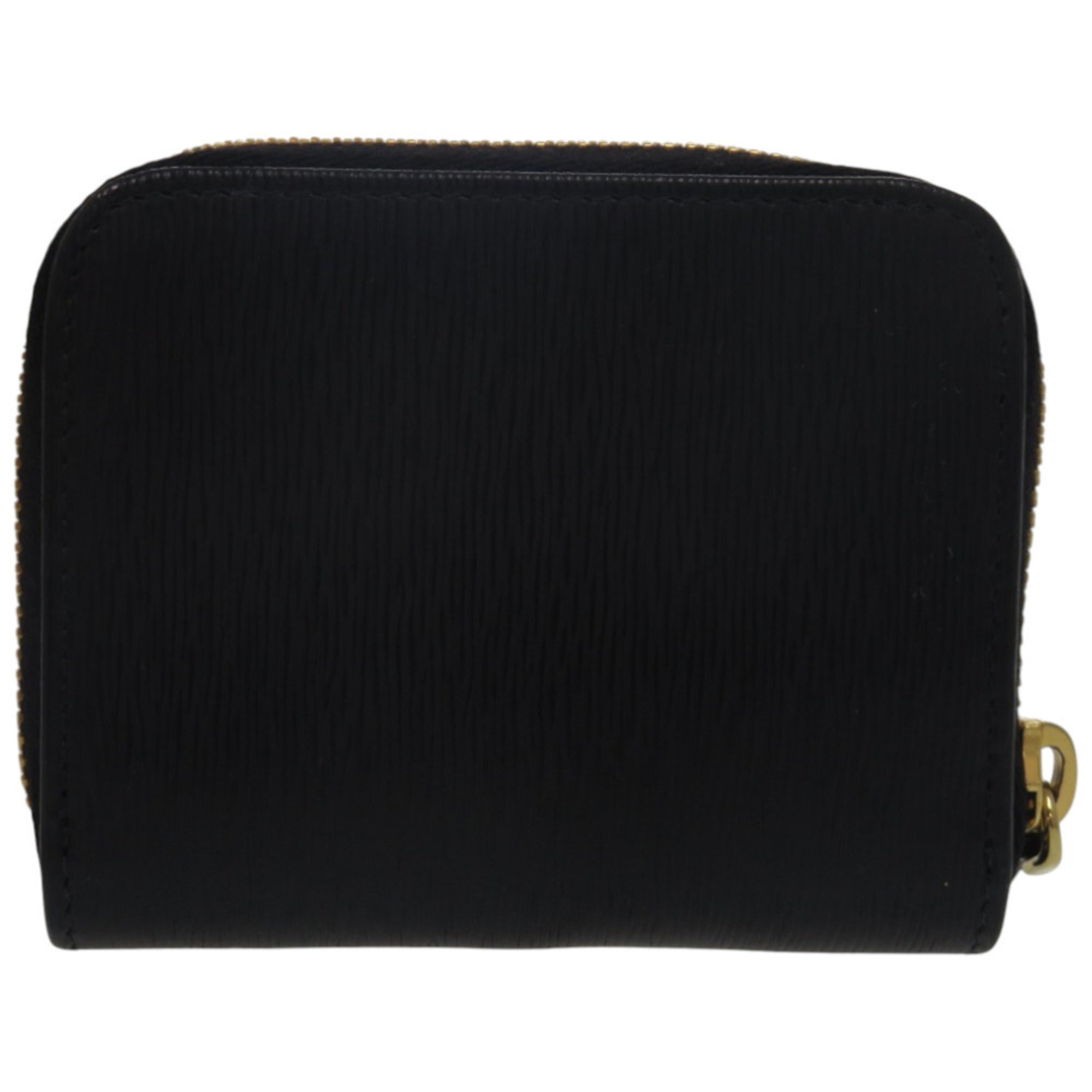 Prada Black Leather Coin Purse/Coin Case (Pre-Owned)