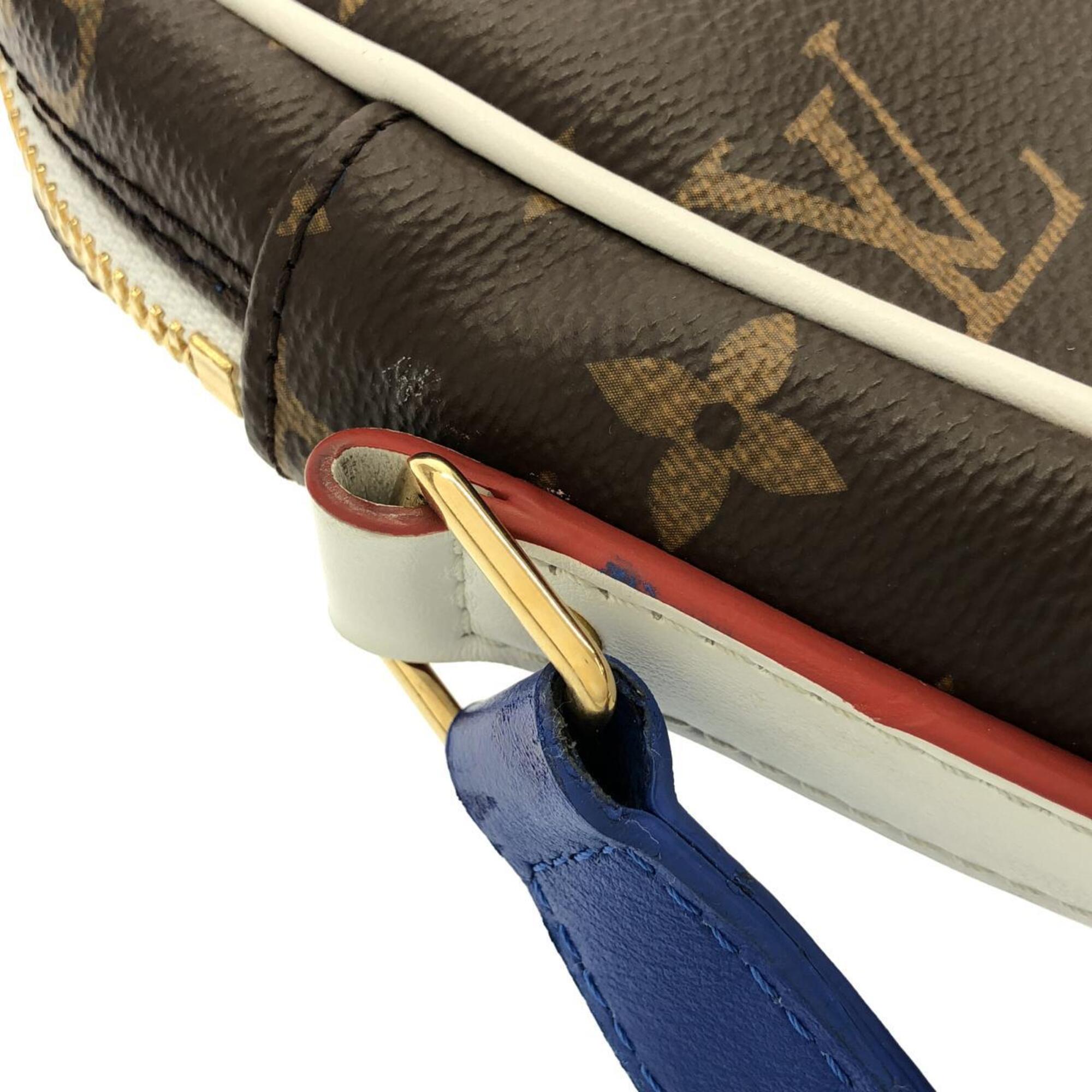 Louis Vuitton Marron Monogram Coated Canvas Shoulder Bag (Pre-Owned)