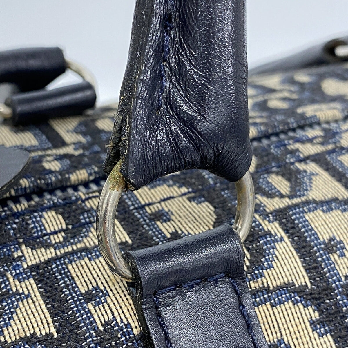 Christian Dior Navy Canvas Handbag (Pre-Owned)