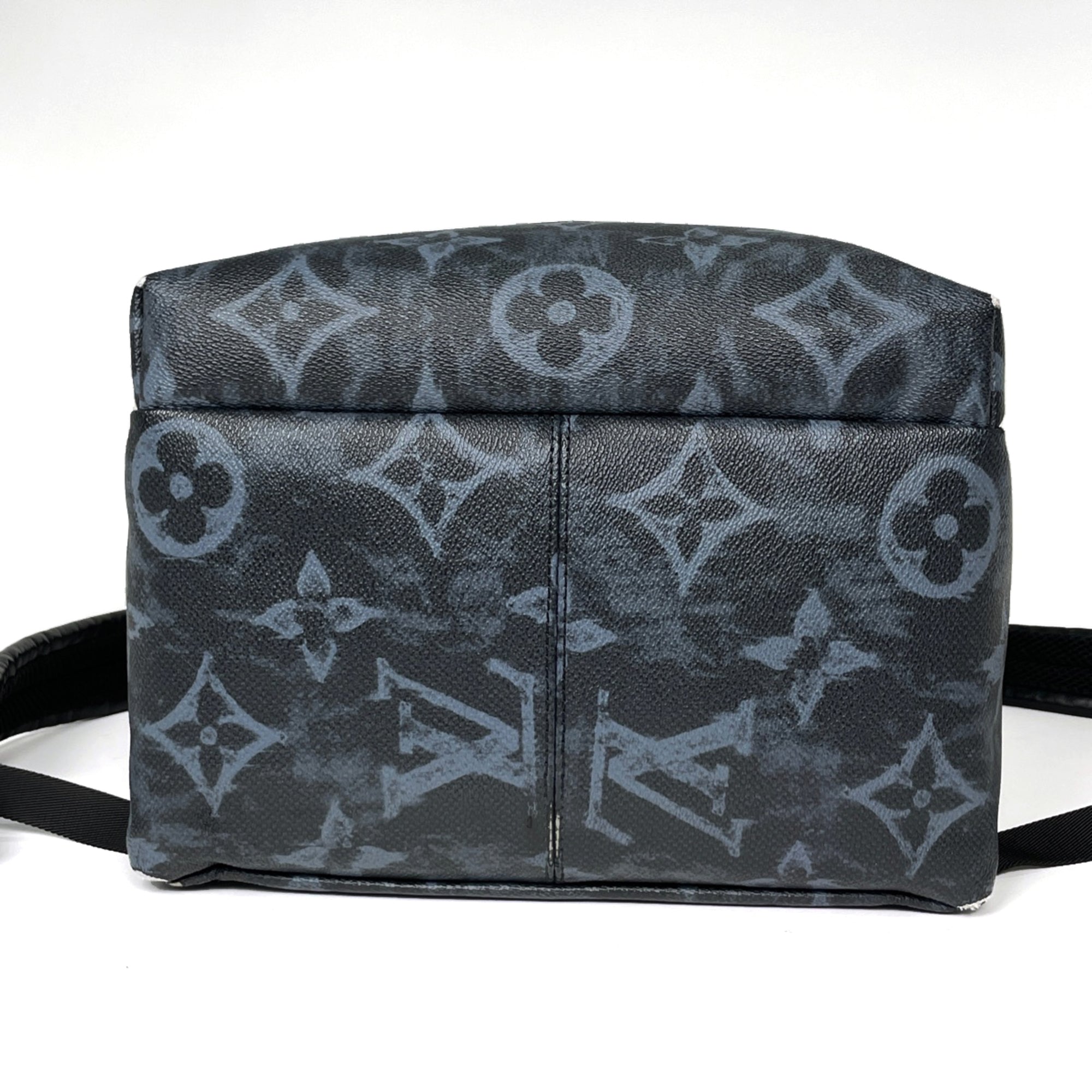 Louis Vuitton Black Noir Monogram Backpack (Pre-Owned)