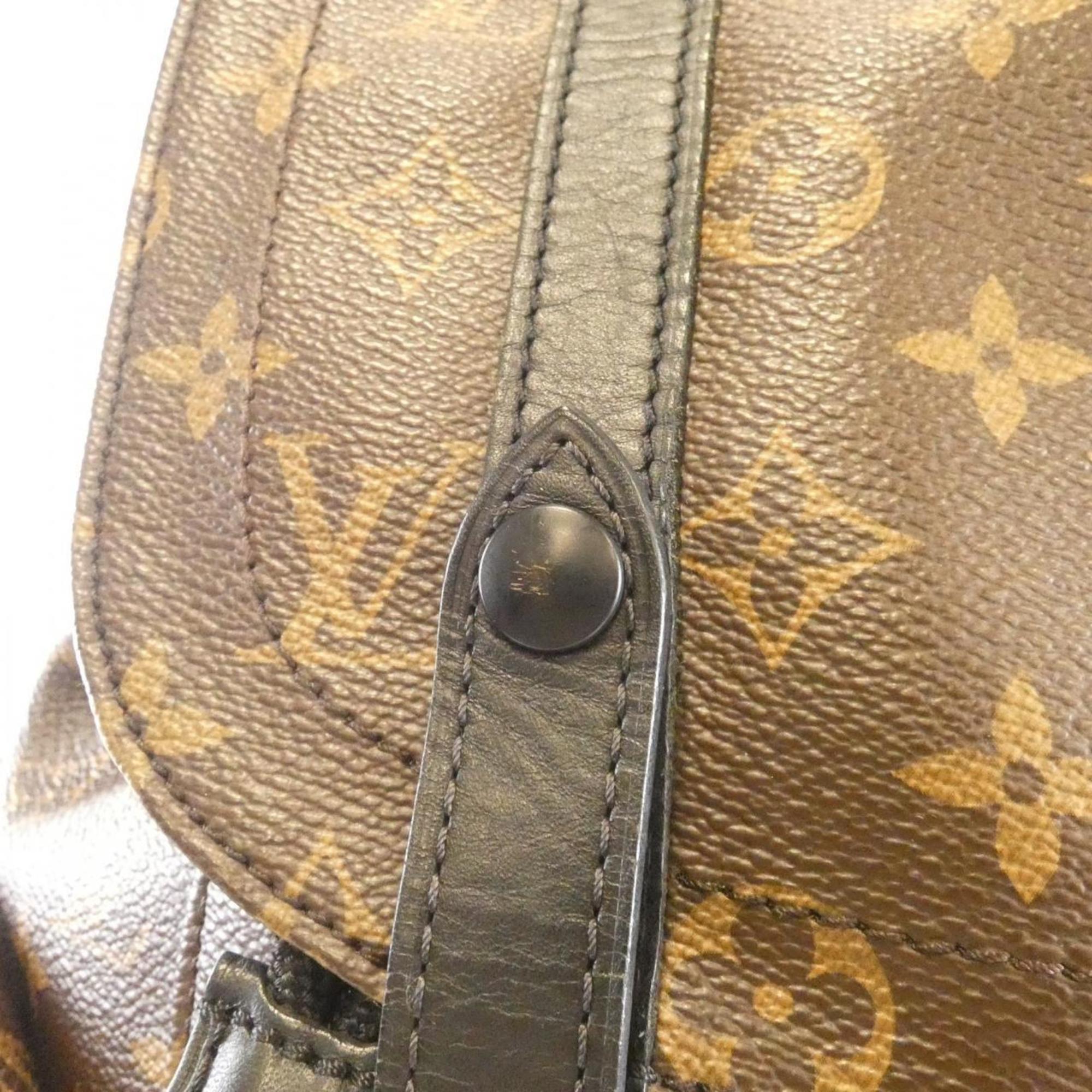 Louis Vuitton Brown Coated Canvas Backpack (Pre-Owned)