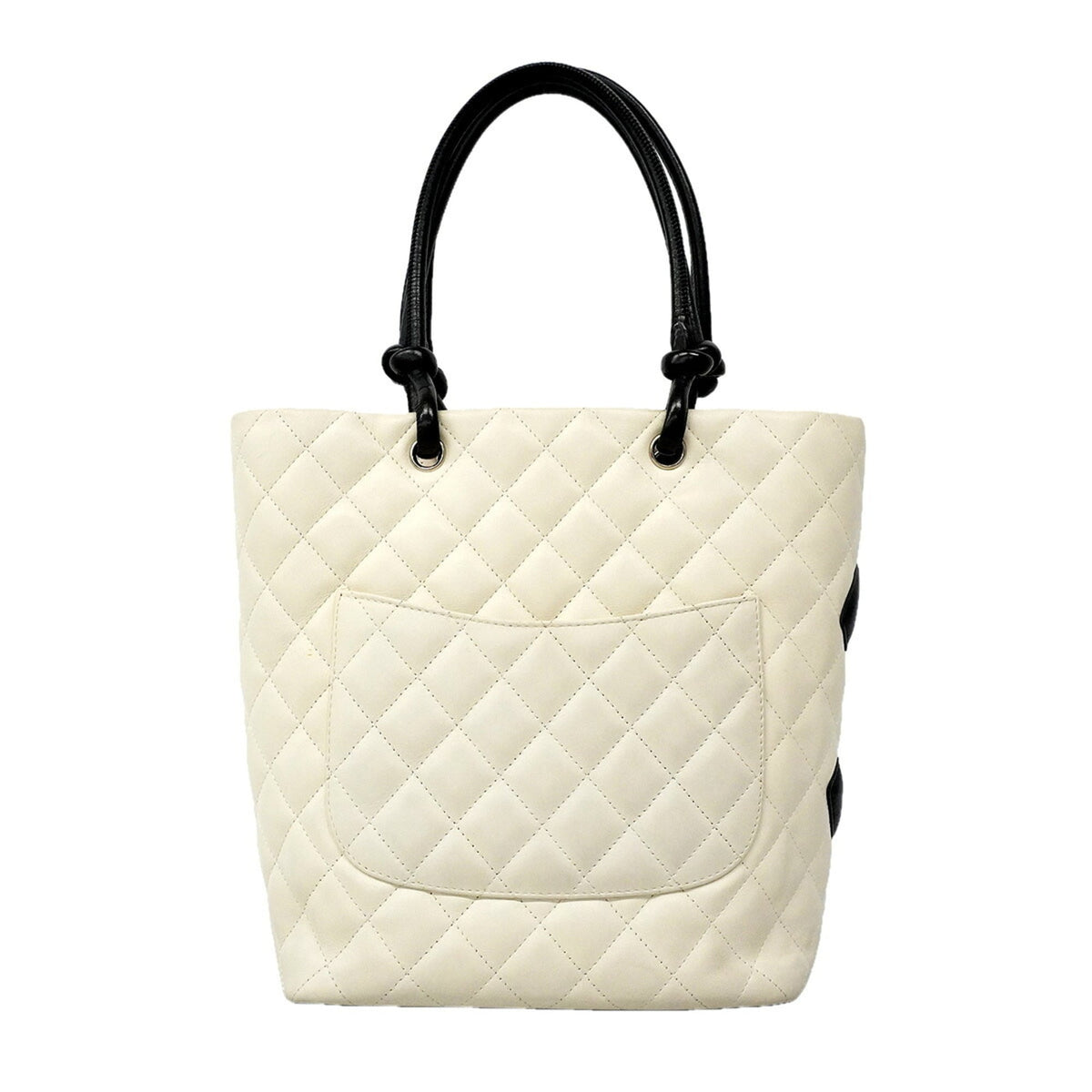 Chanel White Leather Tote Bag (Pre-Owned)