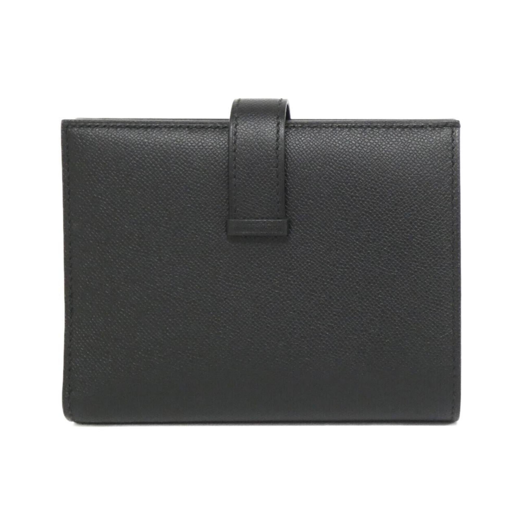 Hermes Bearn Black Wallet (Bi-Fold) (Pre-Owned)