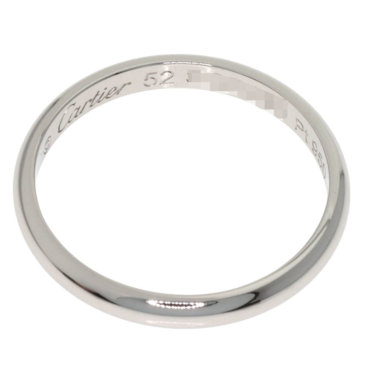 Cartier Platinum 950 Band Ring (Pre-Owned)