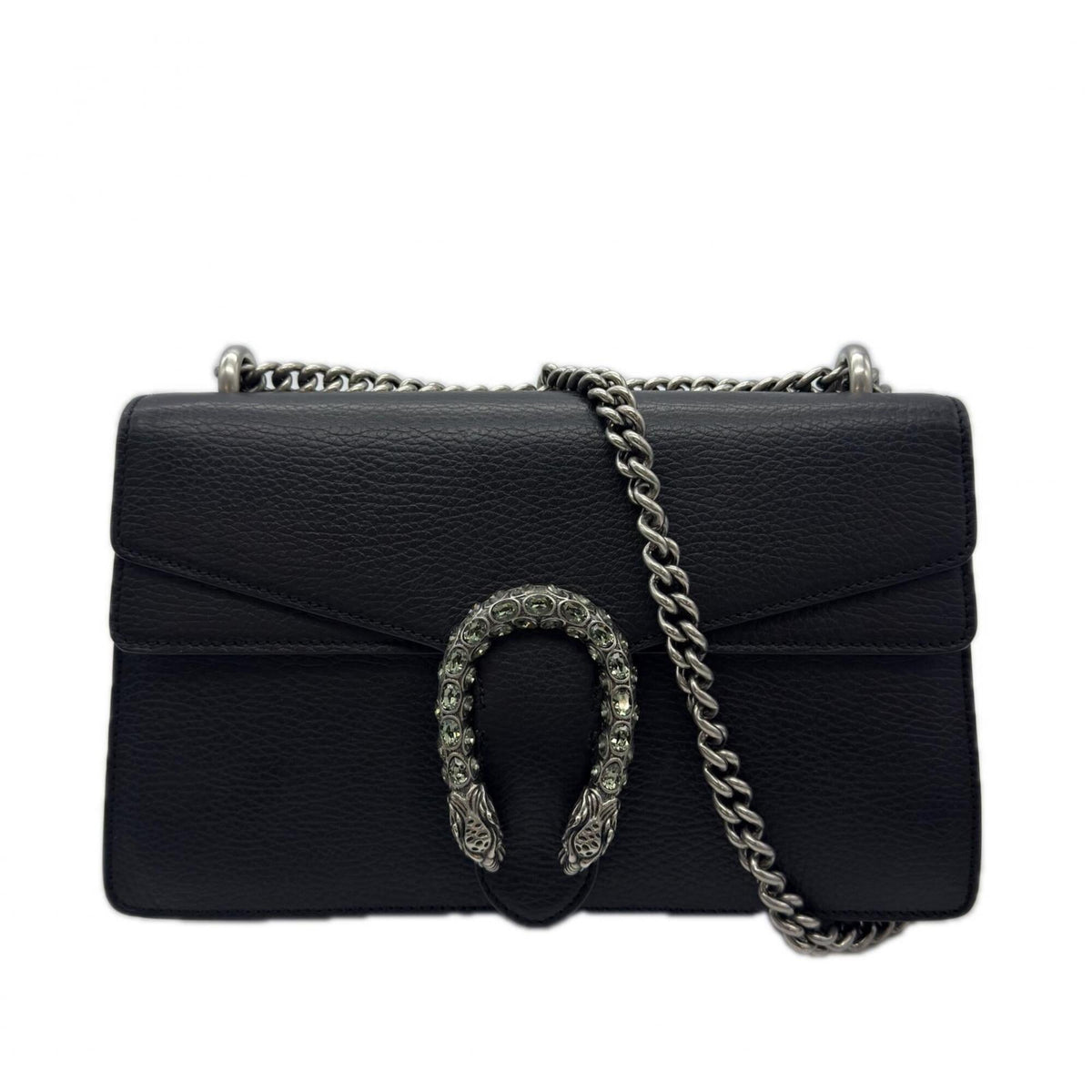 Gucci Black Leather Shoulder Bag (Pre-Owned)