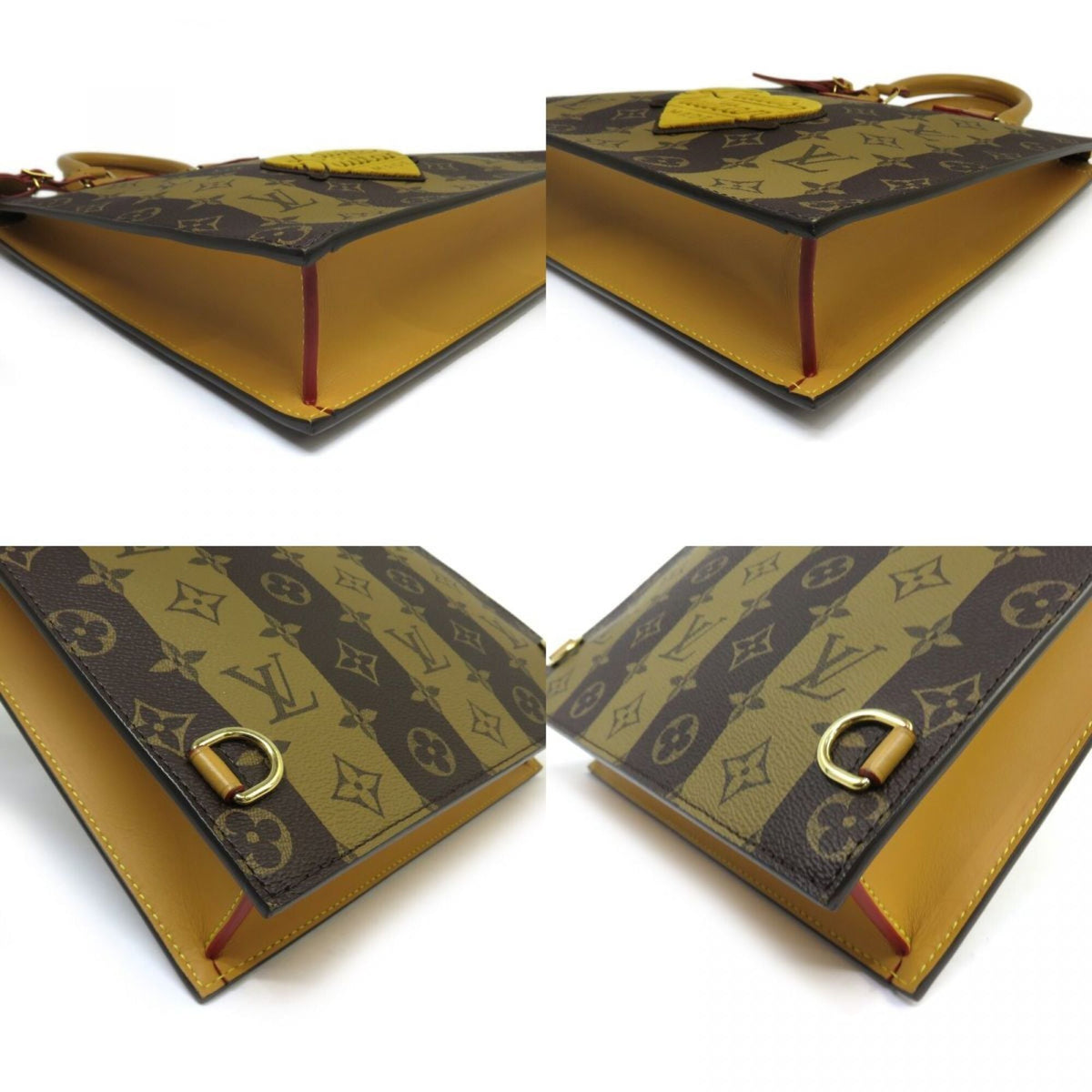 Louis Vuitton Gold Marron Shoulder Bag Tote Bag (Pre-Owned)