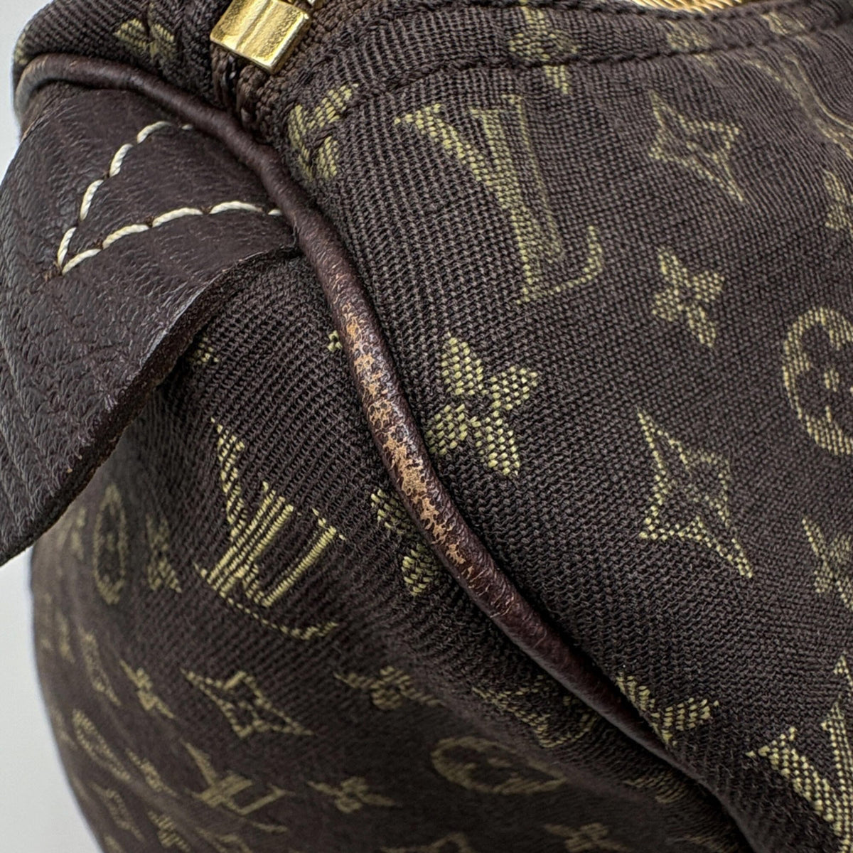 Louis Vuitton Dark Brown Ebene Monogram Boston Bag Handbag (Pre-Owned)