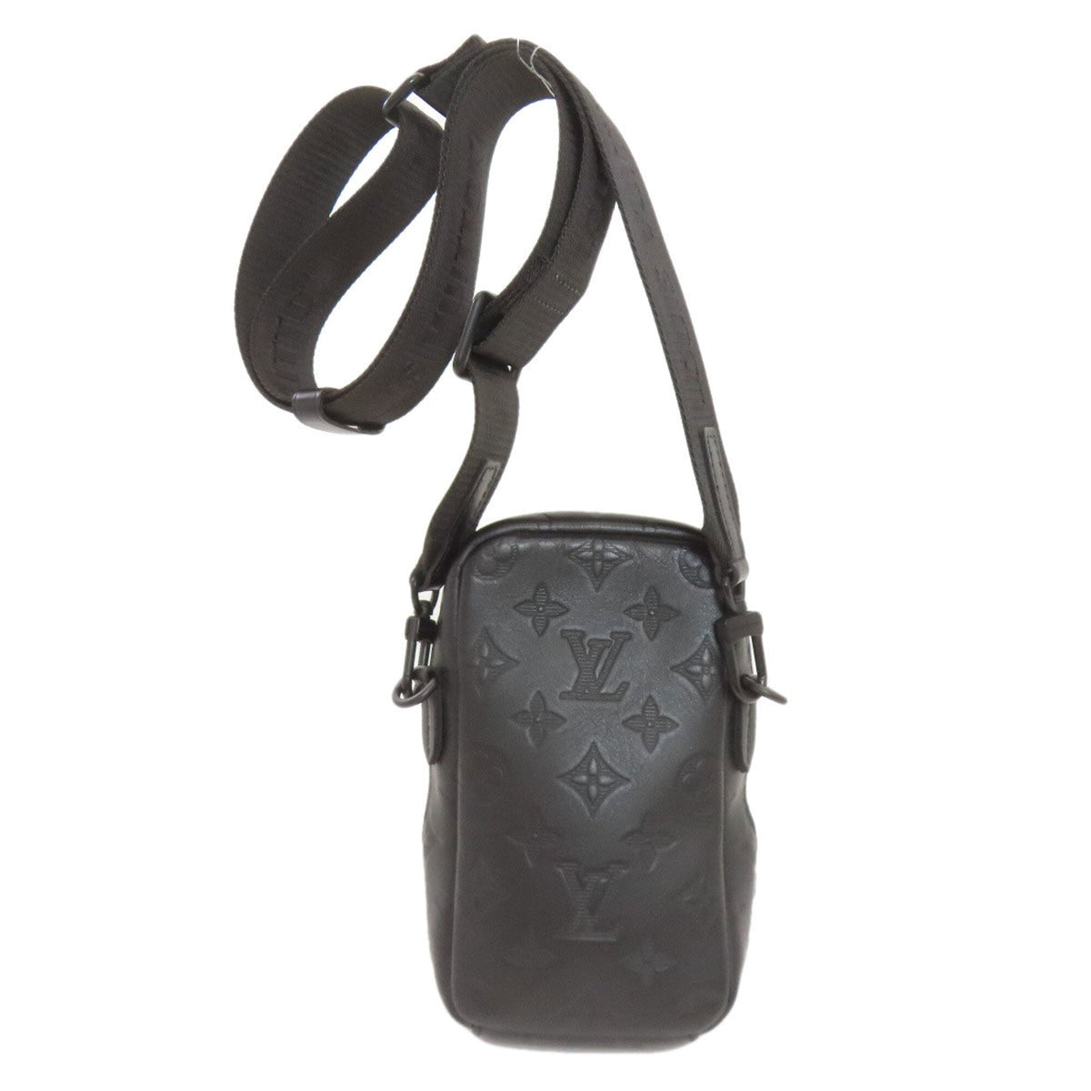 Louis Vuitton Black Monogram Shadow Shoulder Bag (Pre-Owned)