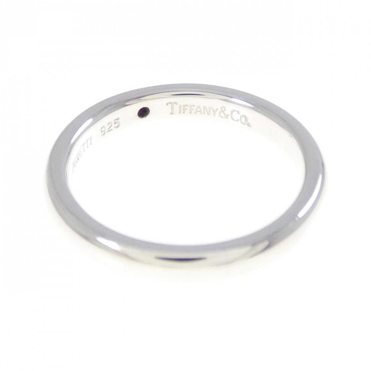 Tiffany Silver Silver 925 Band Ring (Pre-Owned)