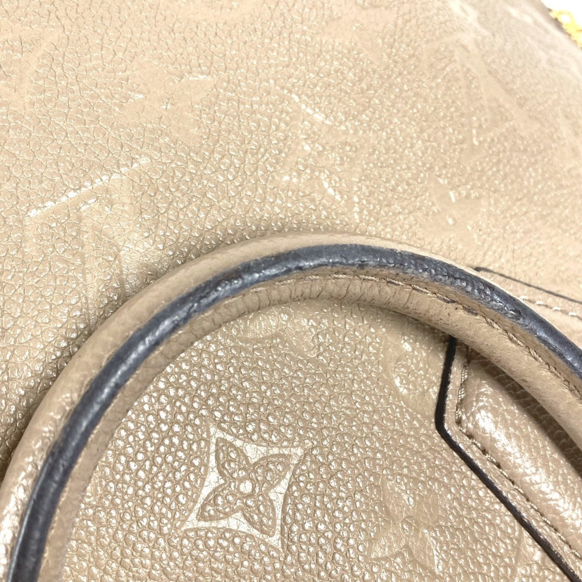 Louis Vuitton Beige Monogram Empreinte Leather Handbag Tote Bag (Pre-Owned)