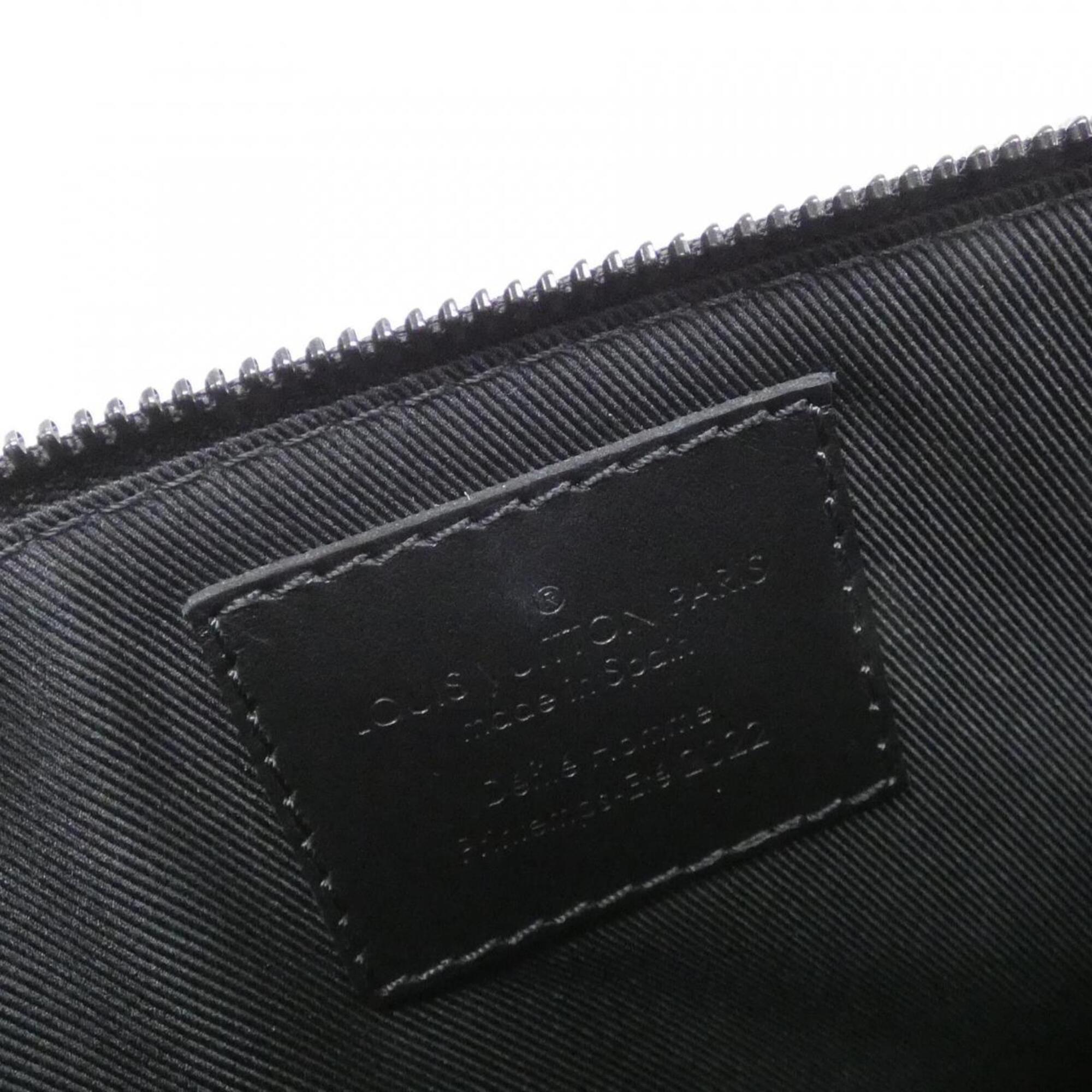 Louis Vuitton Taurillon Black Leather Handbag Pouch Shoulder Bag (Pre-Owned)