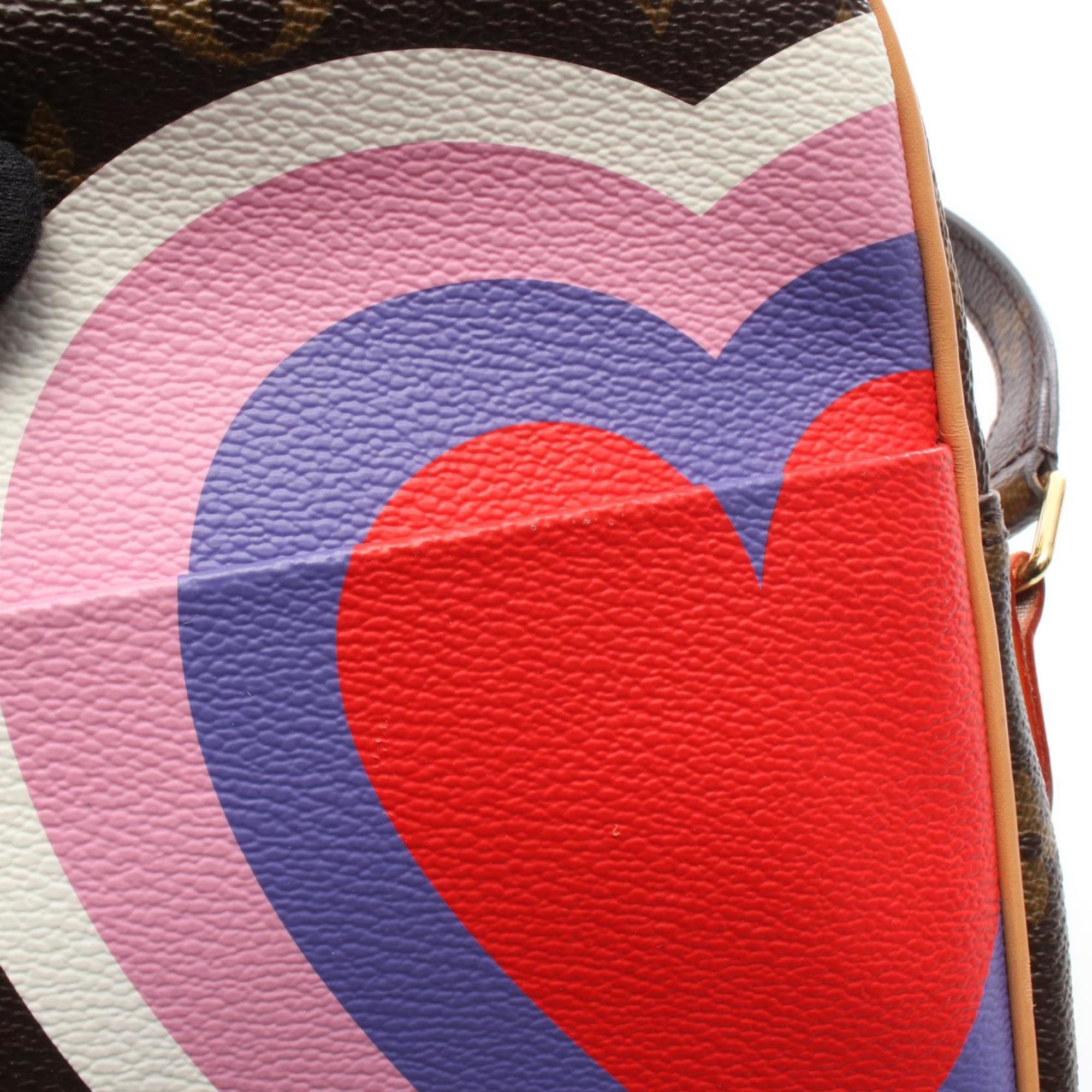Louis Vuitton Brown Multi-Color Coated Canvas Leather Shoulder Bag (Pre-Owned)