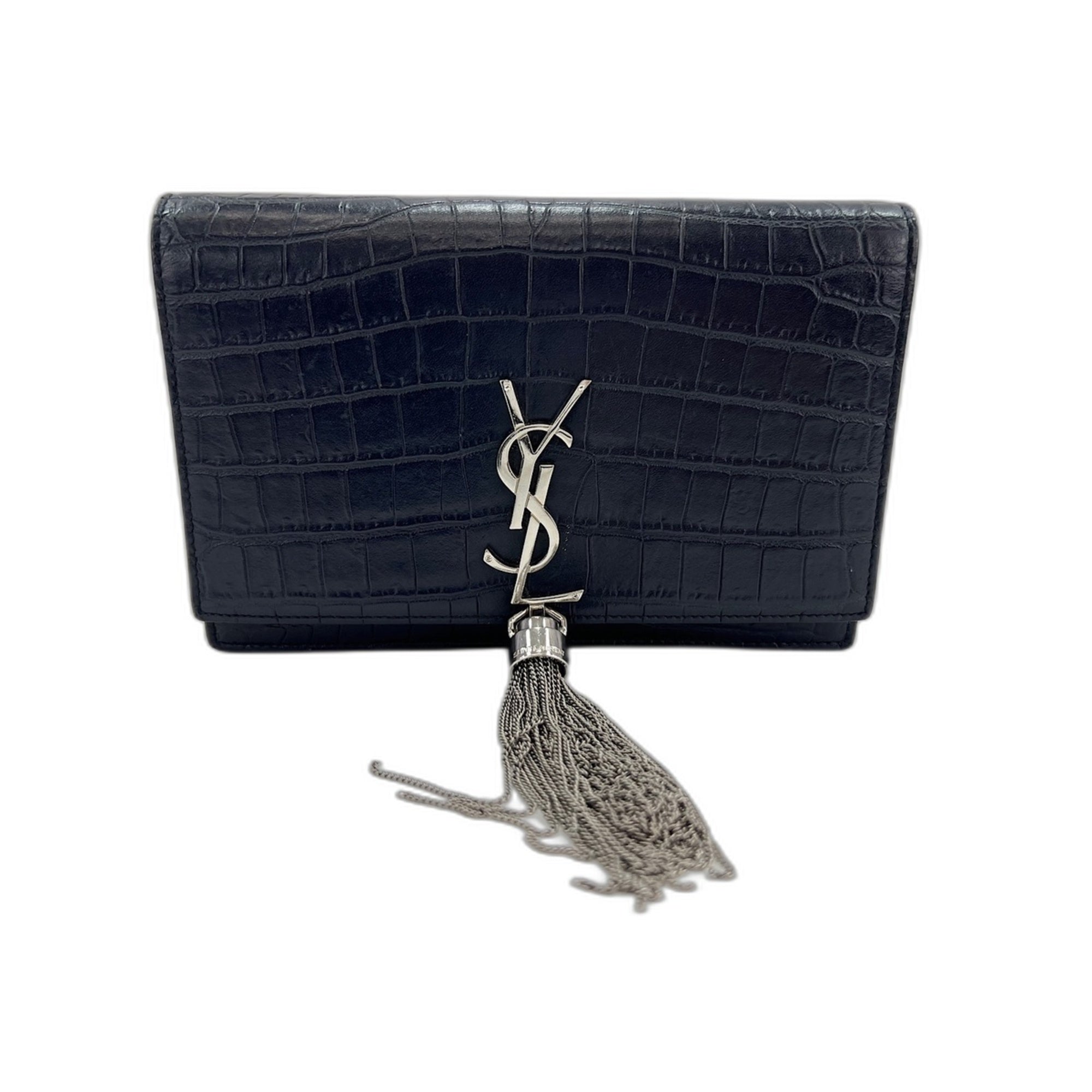 Yves Saint Laurent Navy Shoulder Bag (Pre-Owned)