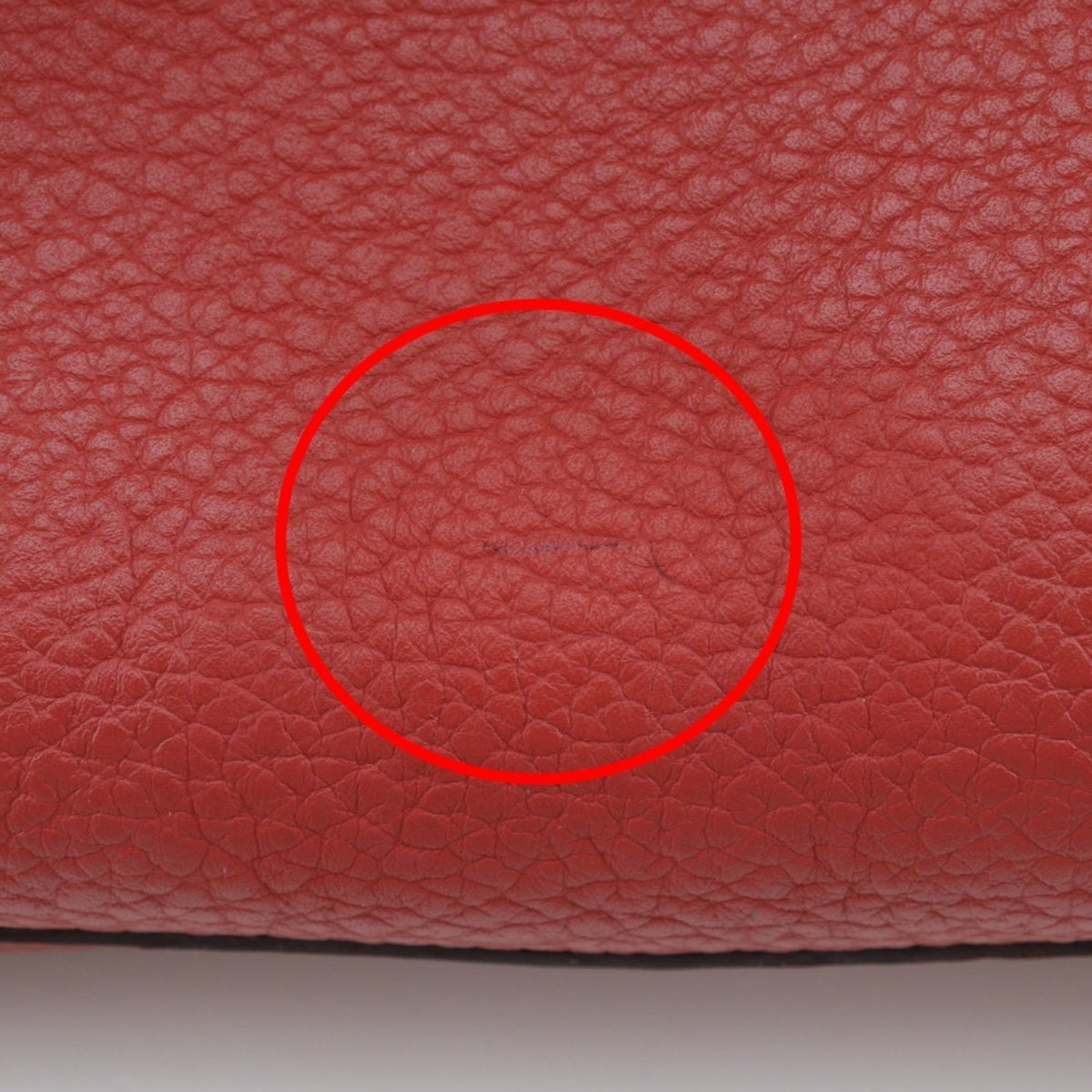 Hermes Red Color Negonda Leather Tote Bag (Pre-Owned)