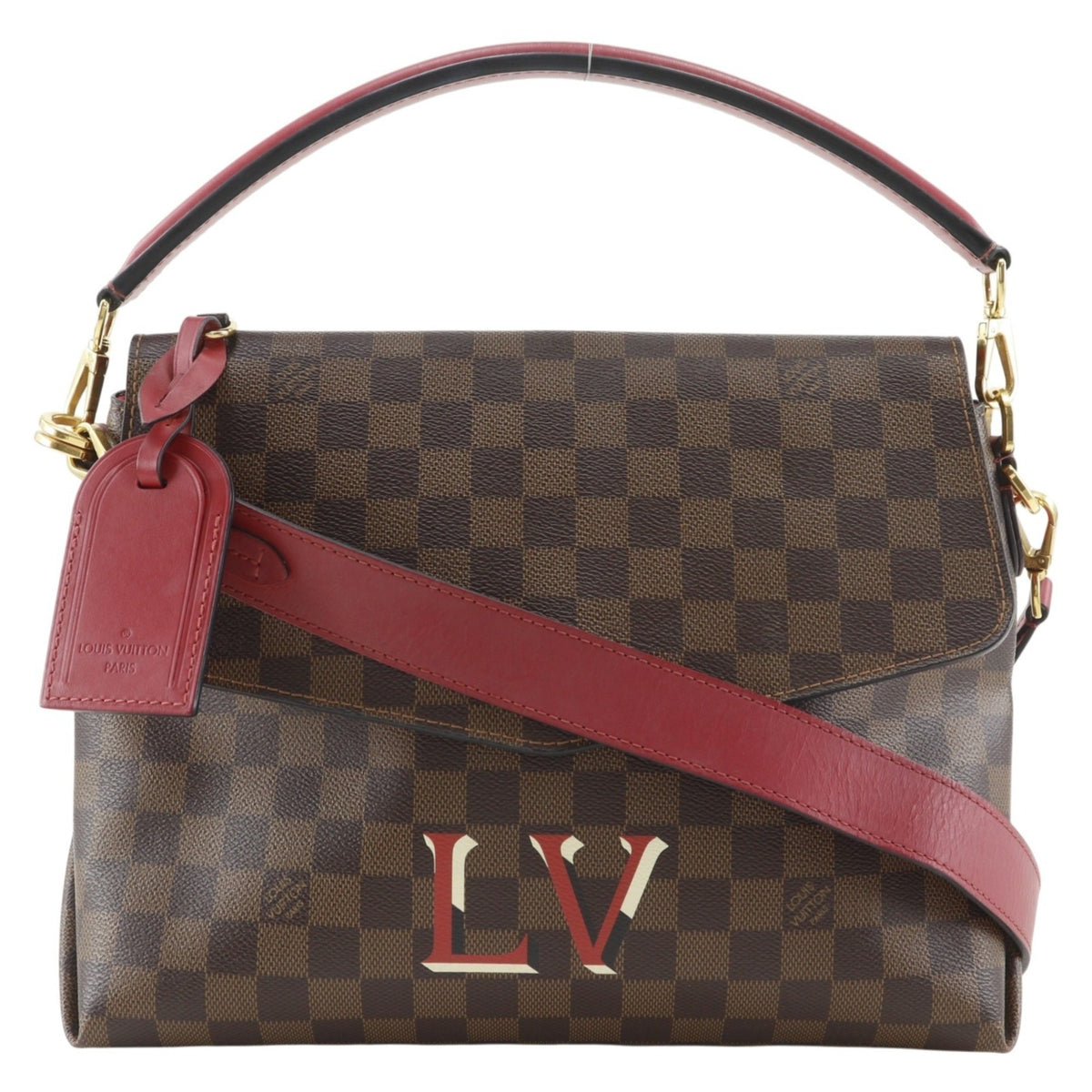 Louis Vuitton Brown Sacrlet Damier Canvas Shoulder Bag (Pre-Owned)