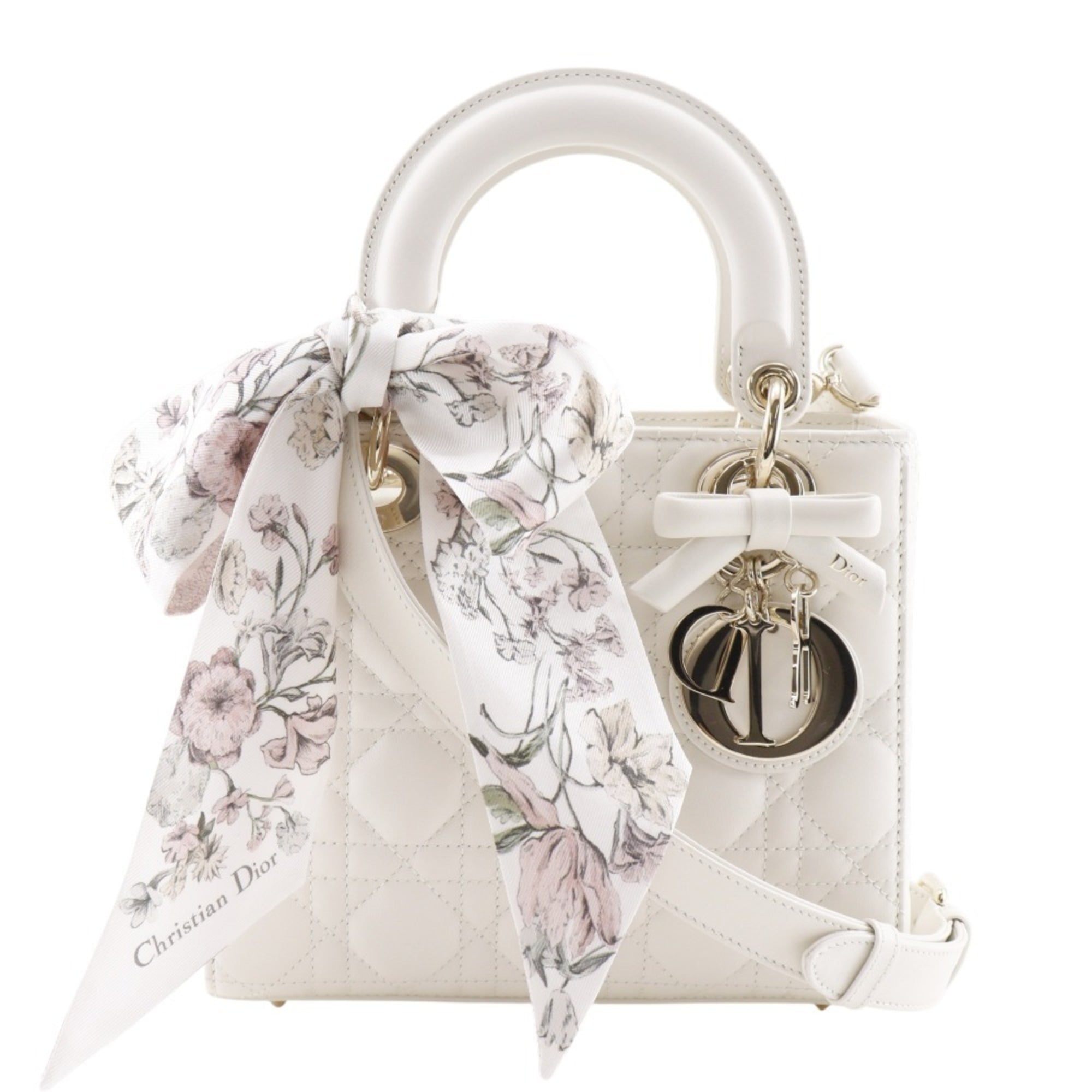 Christian Dior White Leather Handbag (Pre-Owned)
