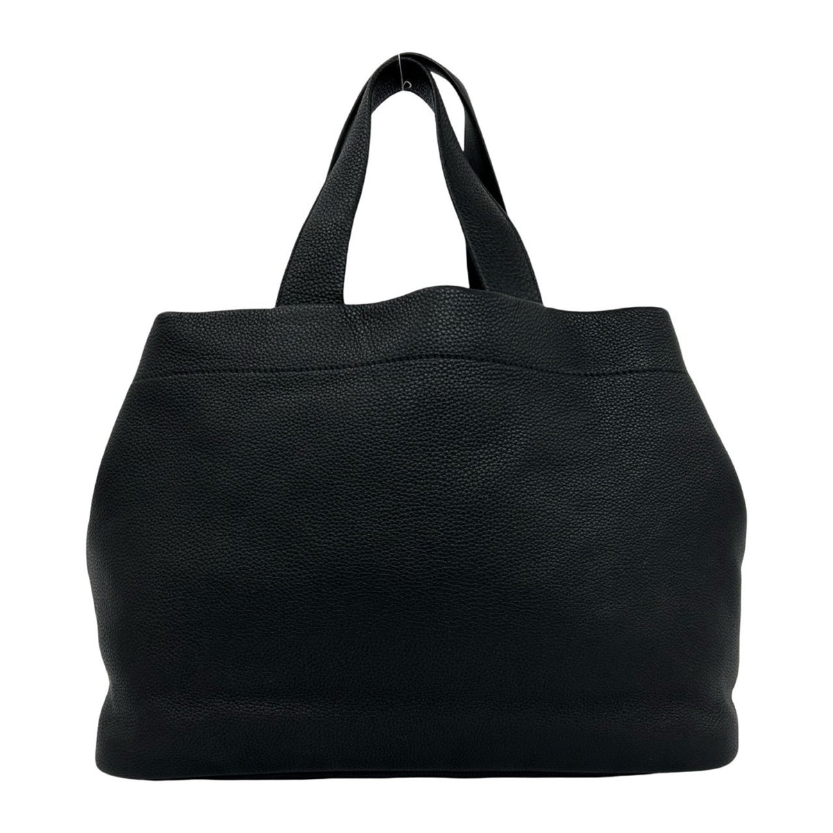 Prada Black Leather Handbag Tote Bag (Pre-Owned)