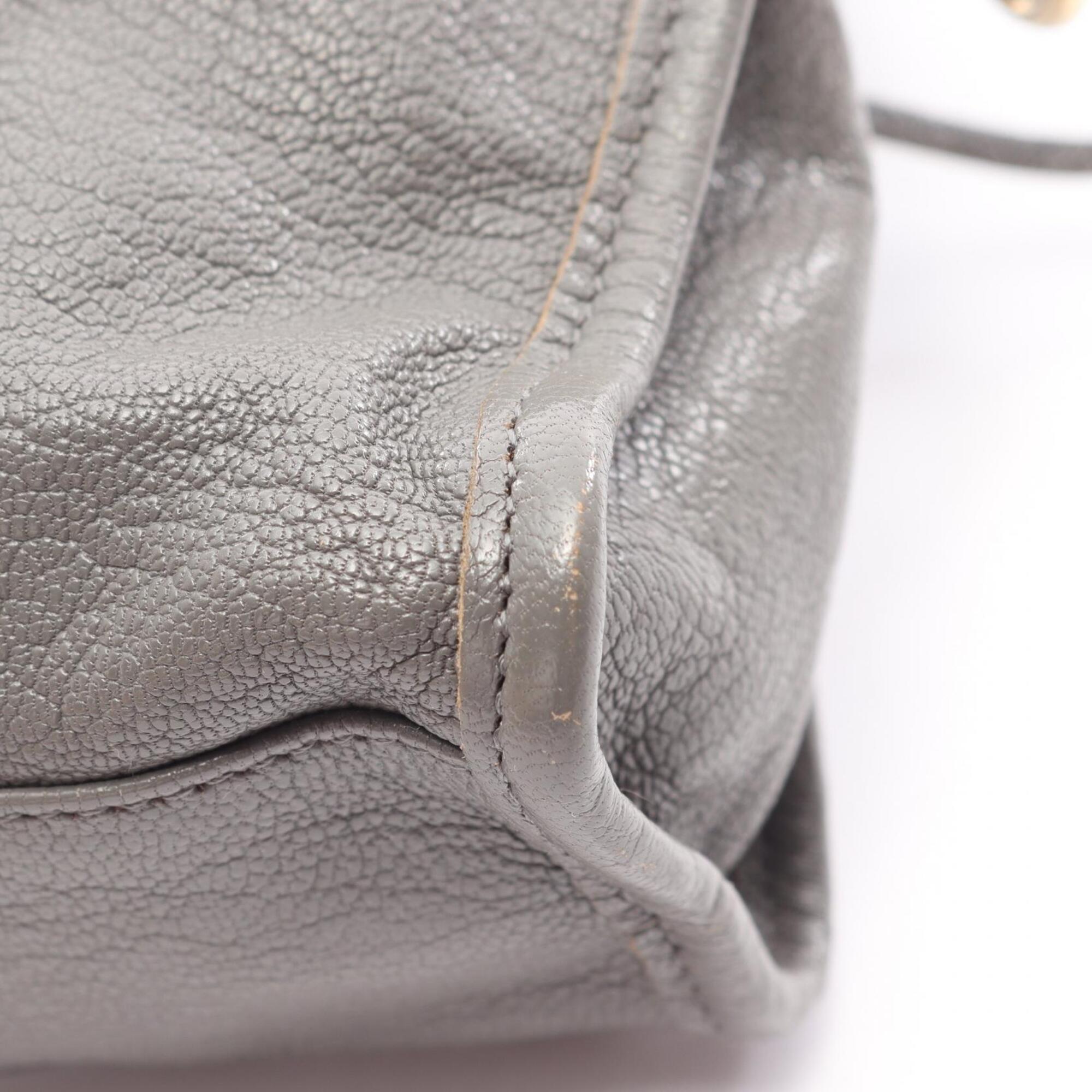 Balenciaga Gray Metallic Leather Handbag (Pre-Owned)