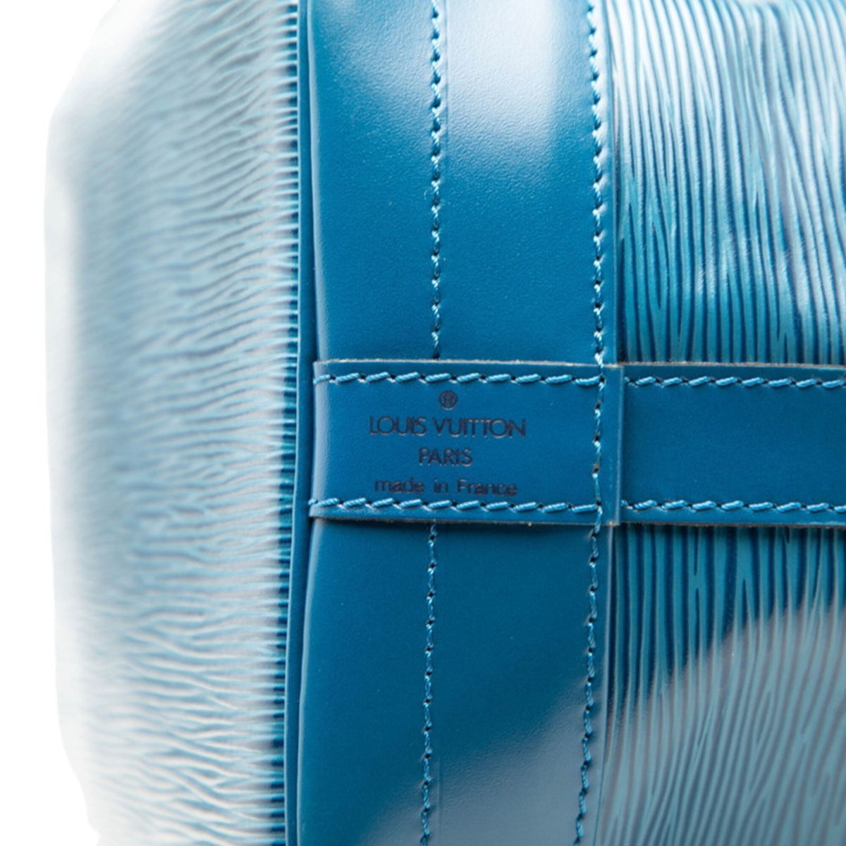 Louis Vuitton Toledo Blue Leather Shoulder Bag (Pre-Owned)