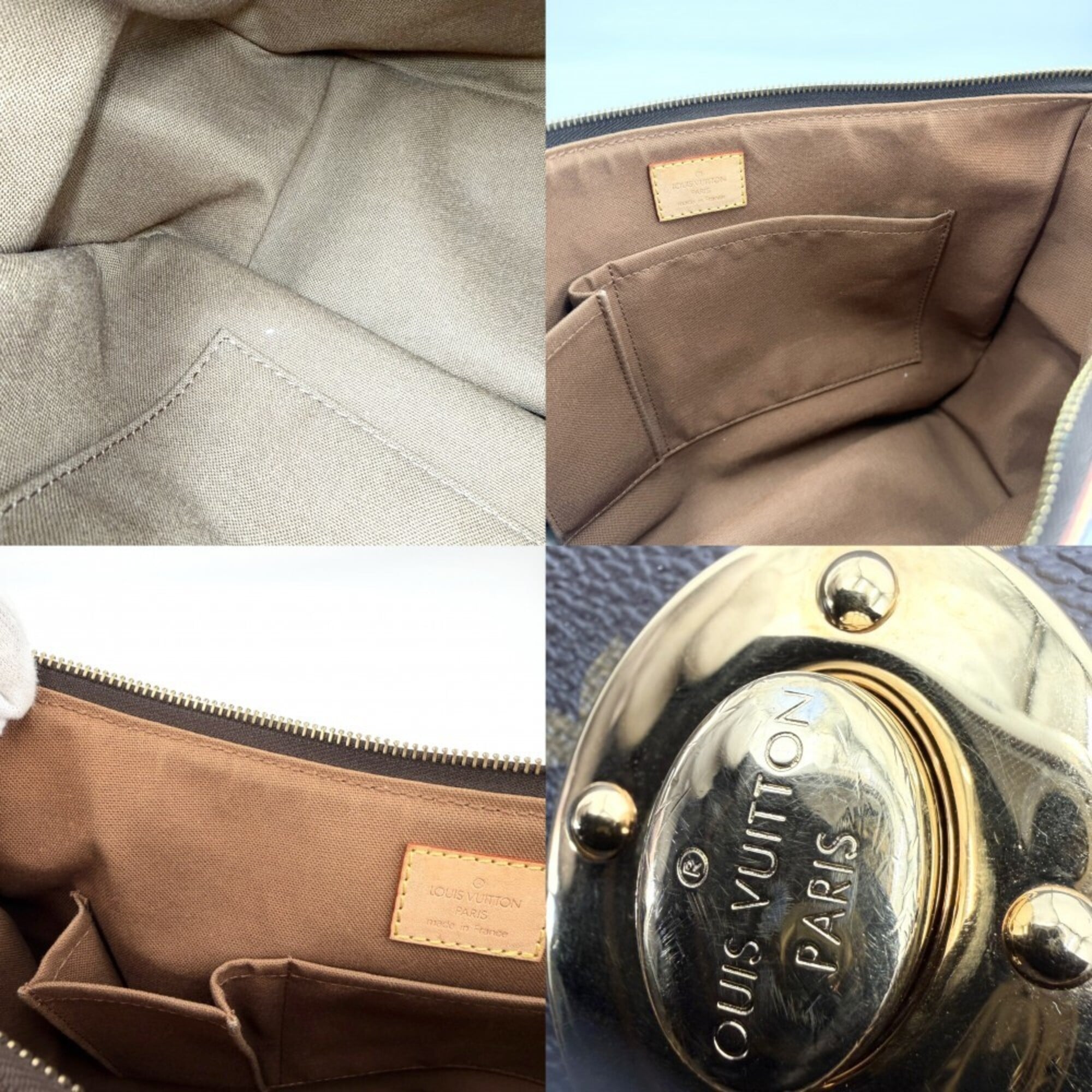 Louis Vuitton Brown Monogram Canvas Shoulder Bag (Pre-Owned)
