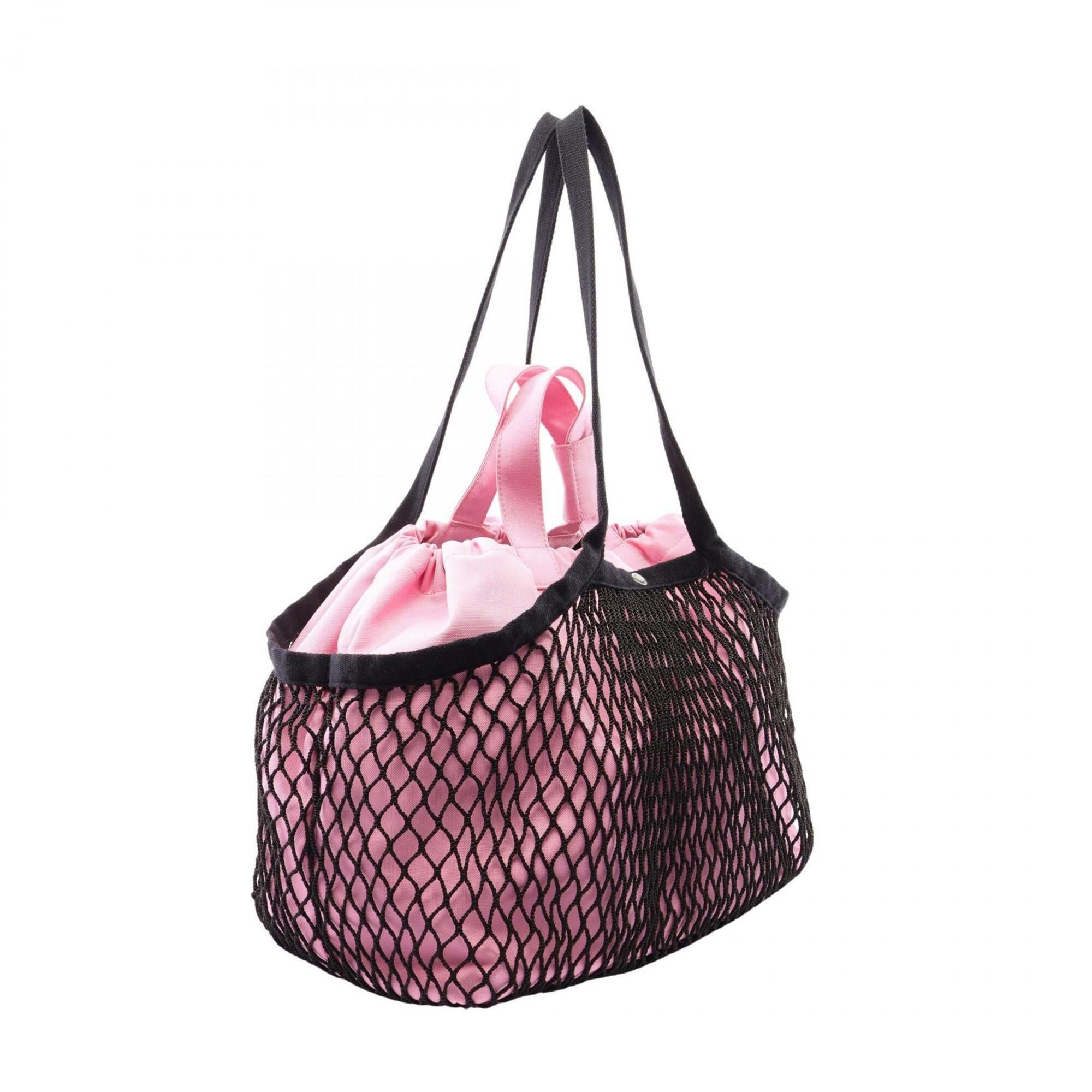 Balenciaga Black Pink Canvas Handbag Pouch Tote Bag (Pre-Owned)