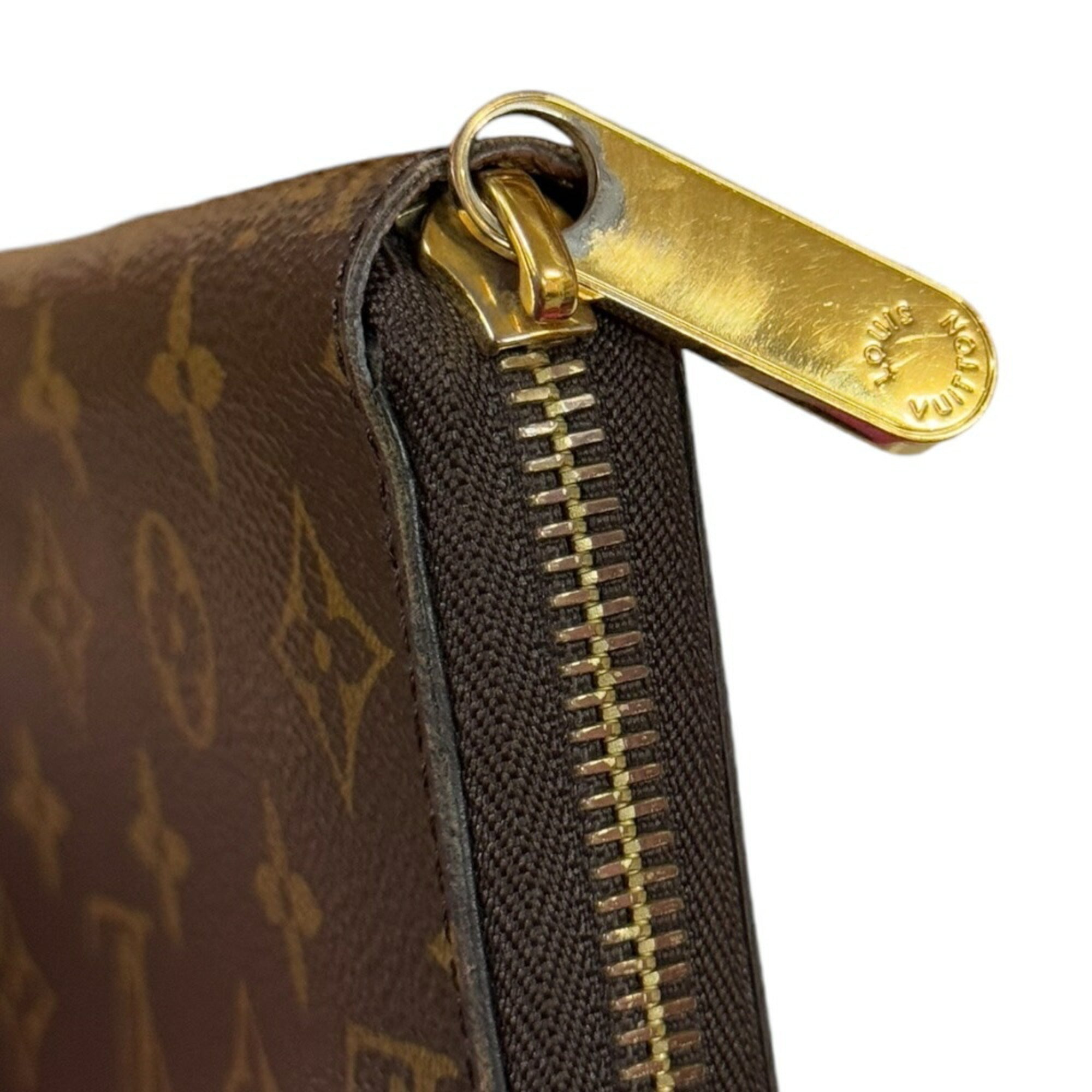 Louis Vuitton Monogram Brown Monogram Long Wallet (Bi-Fold) (Pre-Owned)
