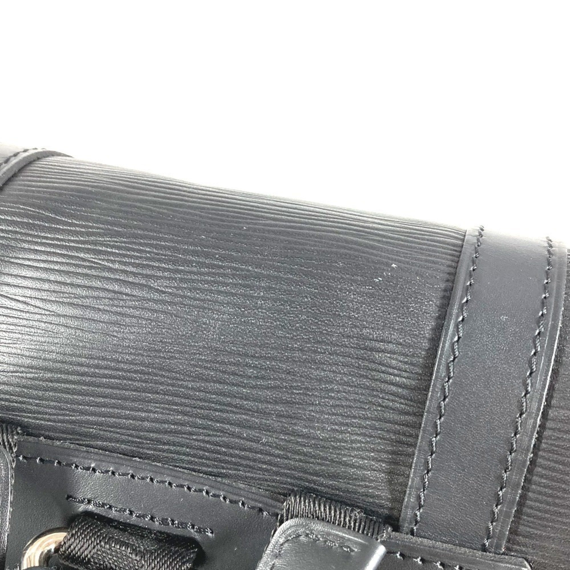 Louis Vuitton Black Noir Epi Leather Backpack (Pre-Owned)