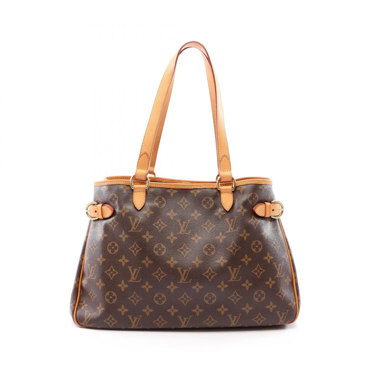 Louis Vuitton Brown Monogram Coated Canvas Leather Handbag Shoulder Bag (Pre-Owned)