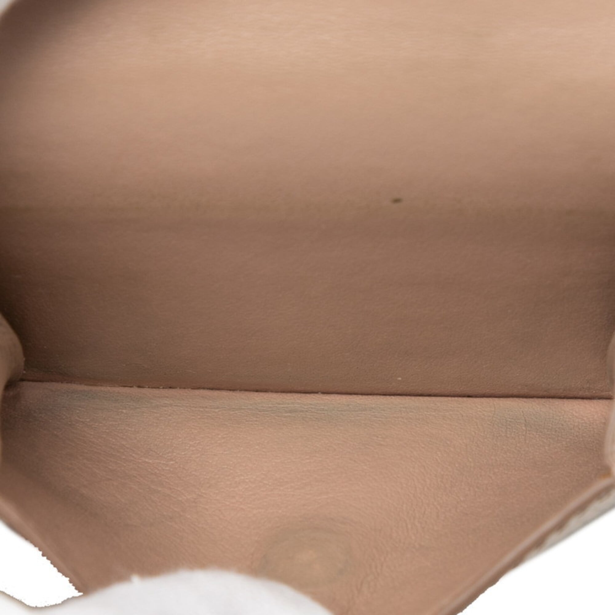 Prada Beige Leather Wallet (Tri-Fold) (Pre-Owned)