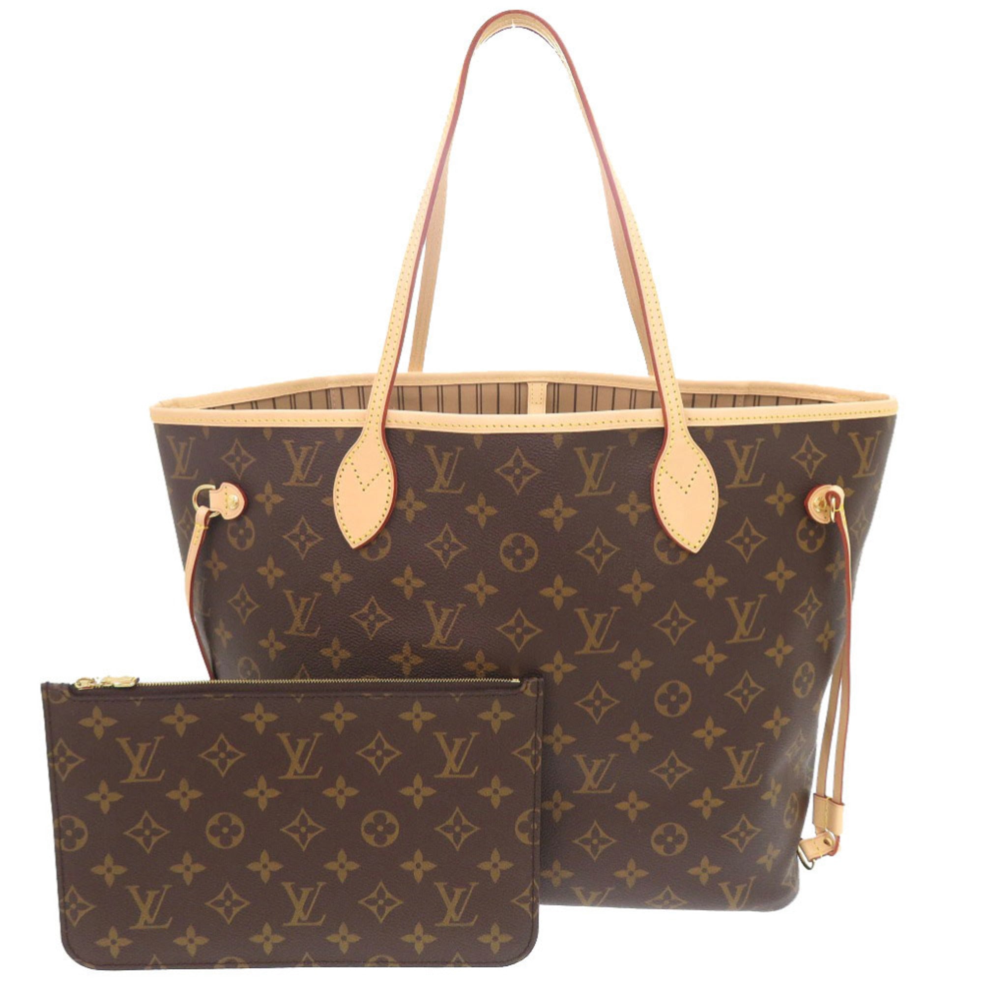 Louis Vuitton Brown Monogram Pouch Tote Bag (Pre-Owned)
