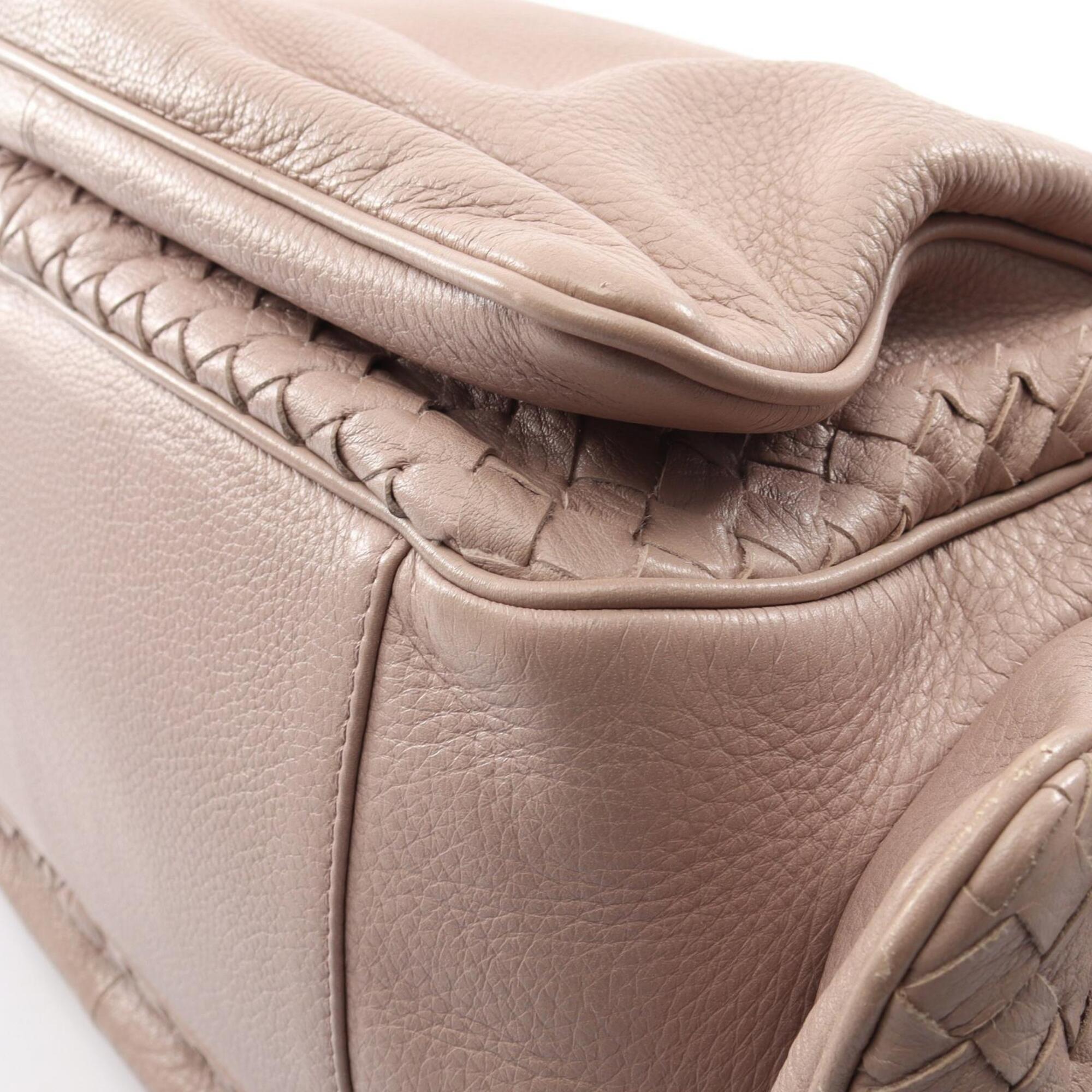 Bottega Veneta Pink Leather Handbag Shoulder Bag (Pre-Owned)