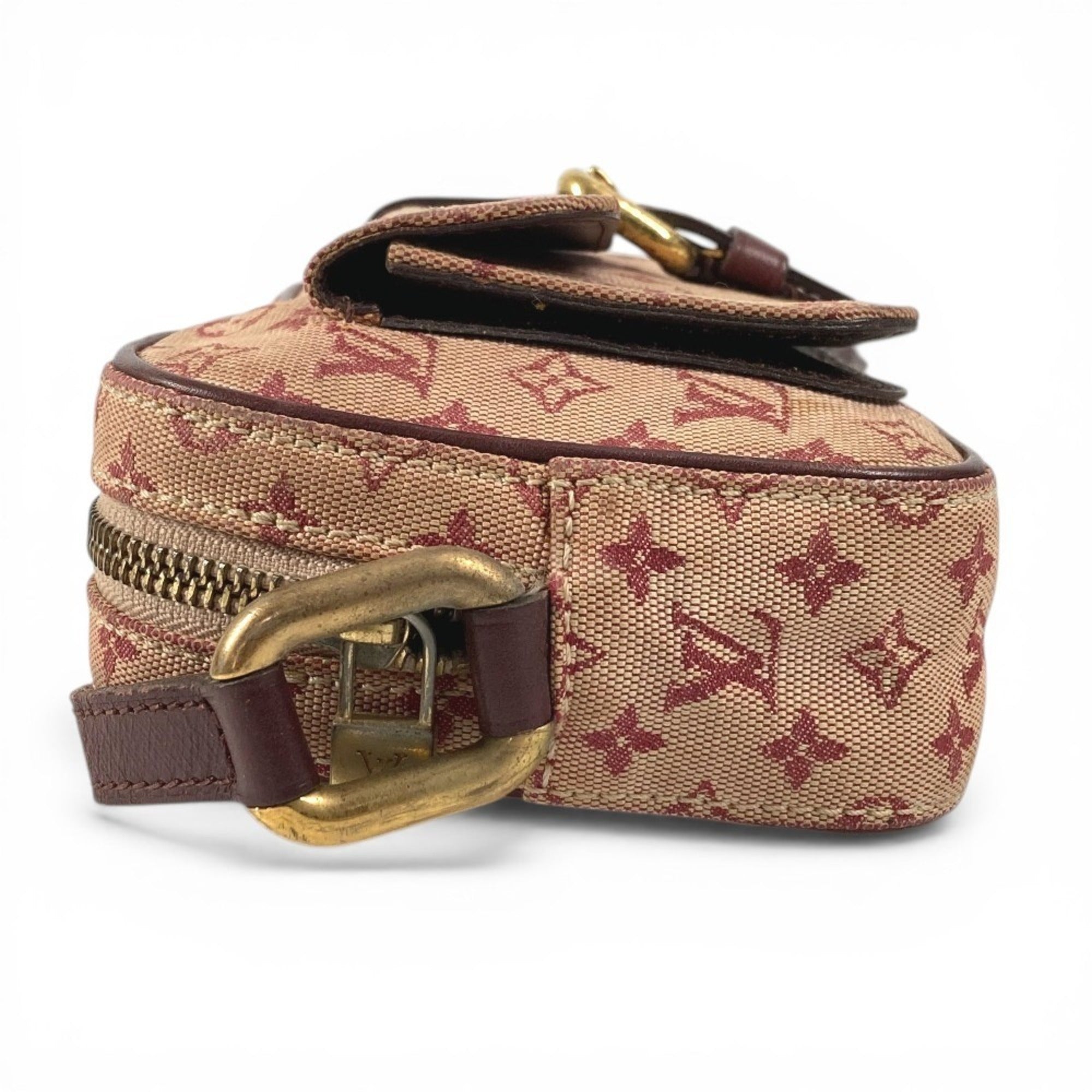 Louis Vuitton Monogram Mini Cherry Red Monogram Mini Pochette Shoulder Bag (Pre-Owned)